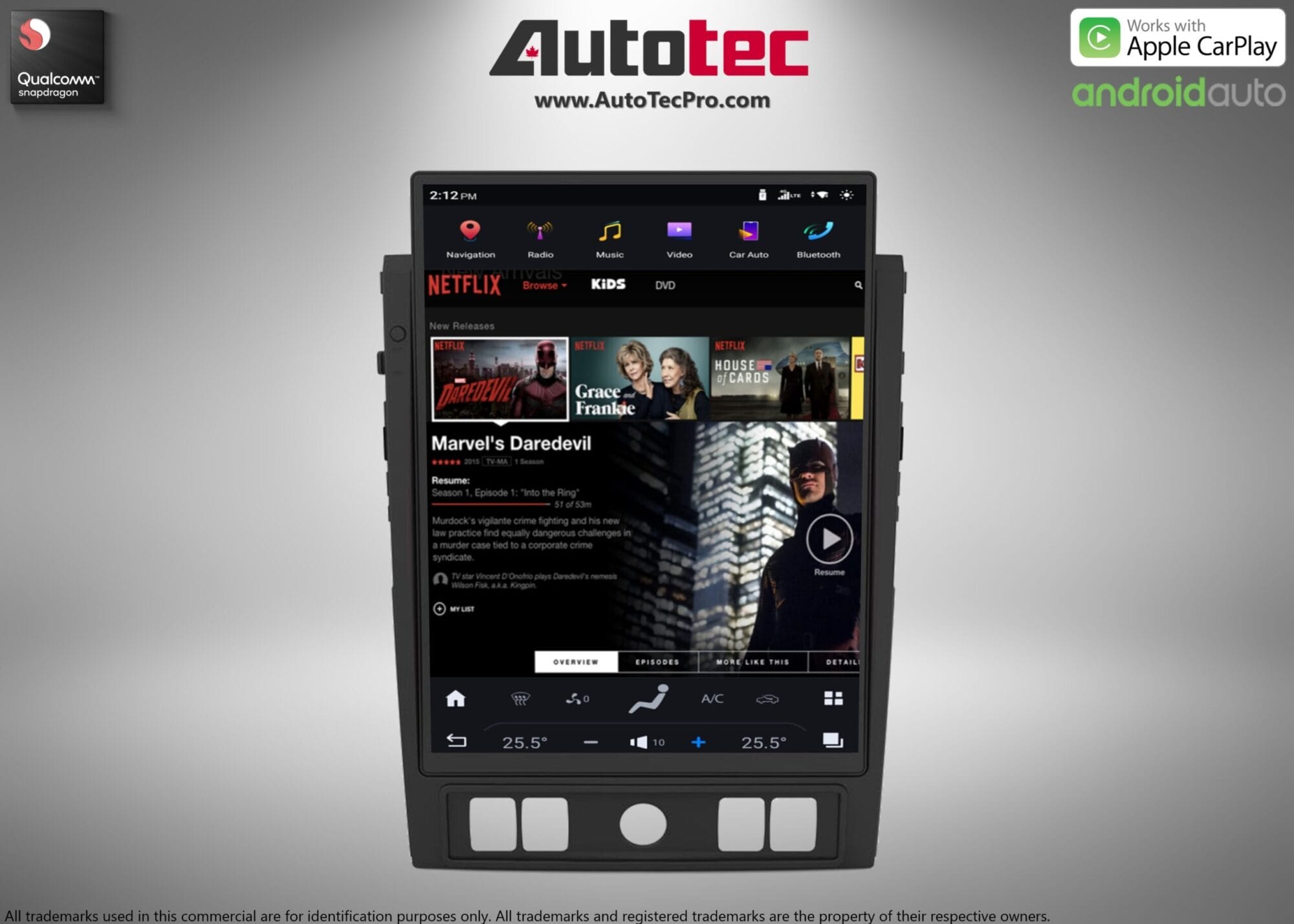 Nissan Titan (2020 – 2025) 15.6″ HD IPS Touch-Screen Navigation & Infotainment System | Android 13 | GPS | BT | Wifi | CarPlay | DSP | 4G LTE