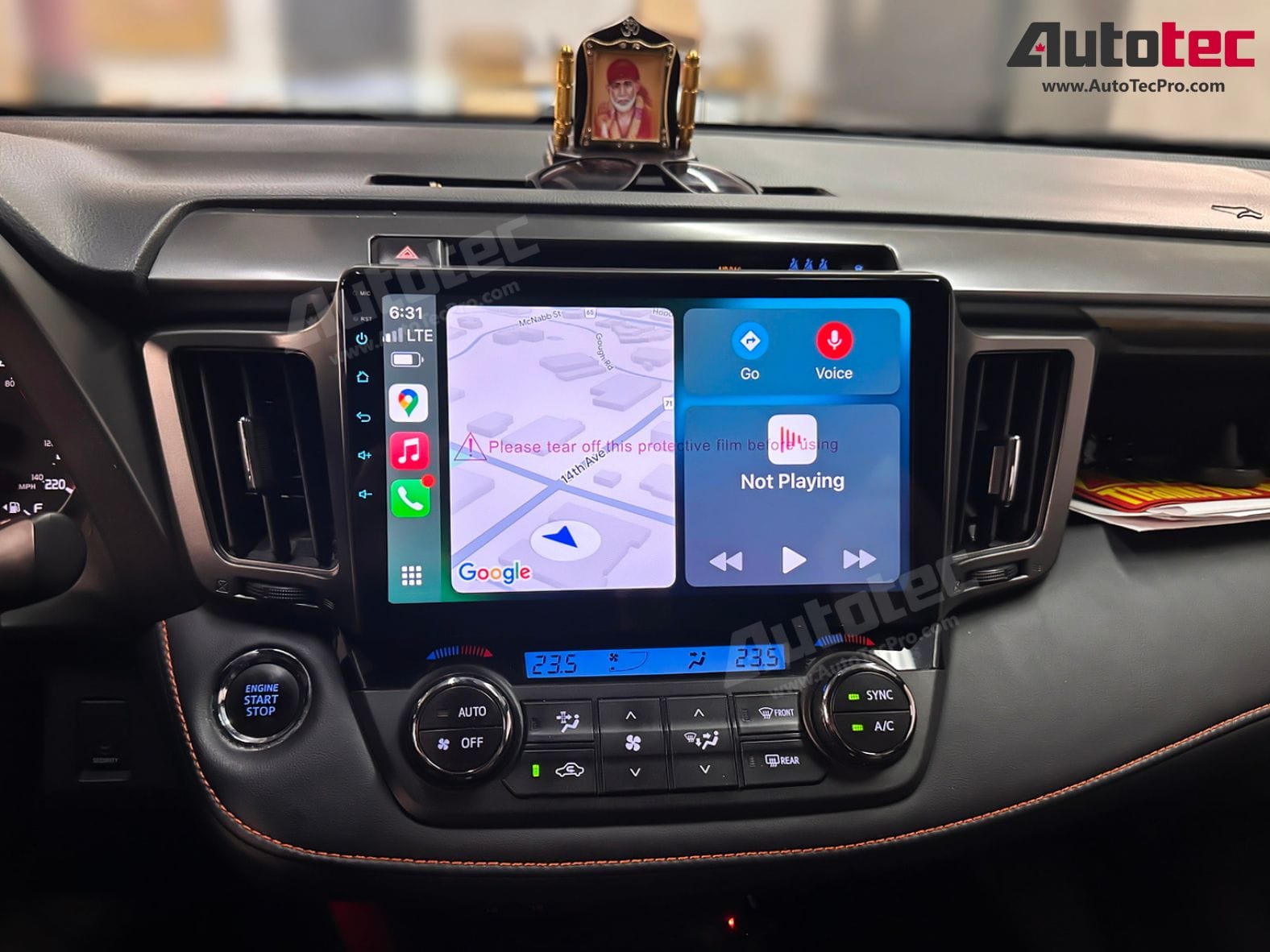 Toyota RAV4 (2013 – 2018) 10.2″ HD Touch-Screen Android Navigation System | Android 13 | GPS | BT | Wifi | Camera | CarPlay | 4G LTE