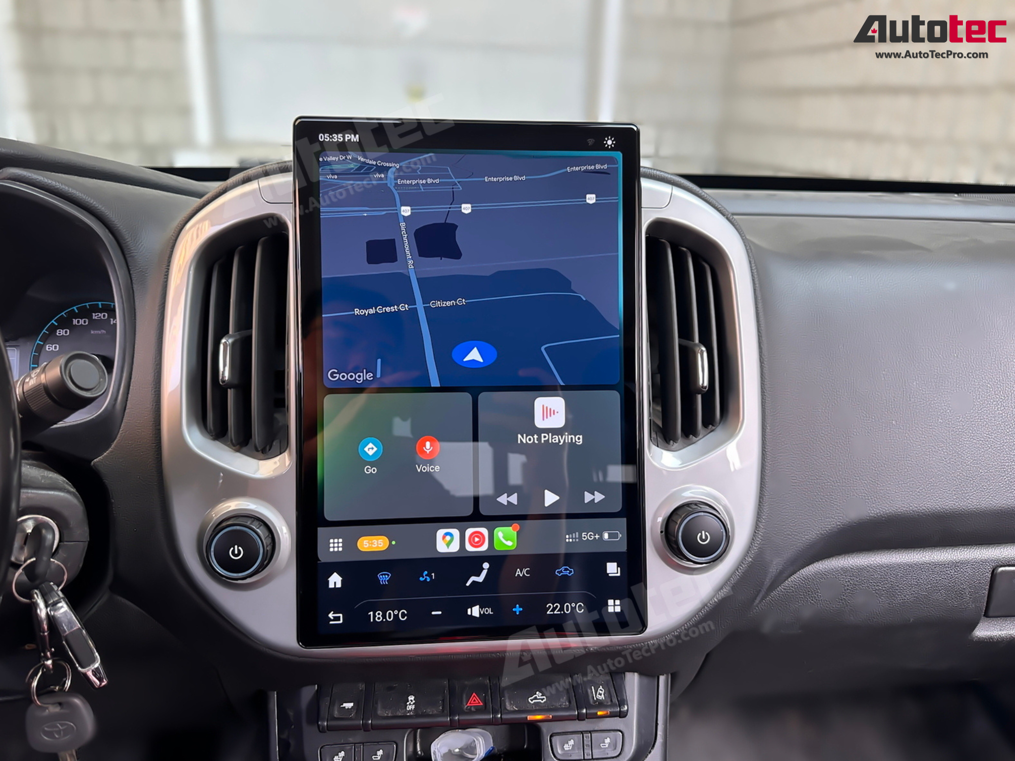 Chevrolet Colorado (2014 – 2018) 14.4″ IPS QHD 2K Touch-Screen Navigation & Infotainment System | Android 13 | GPS | BT | Wifi | CarPlay | Onstar | DSP | 4G LTE