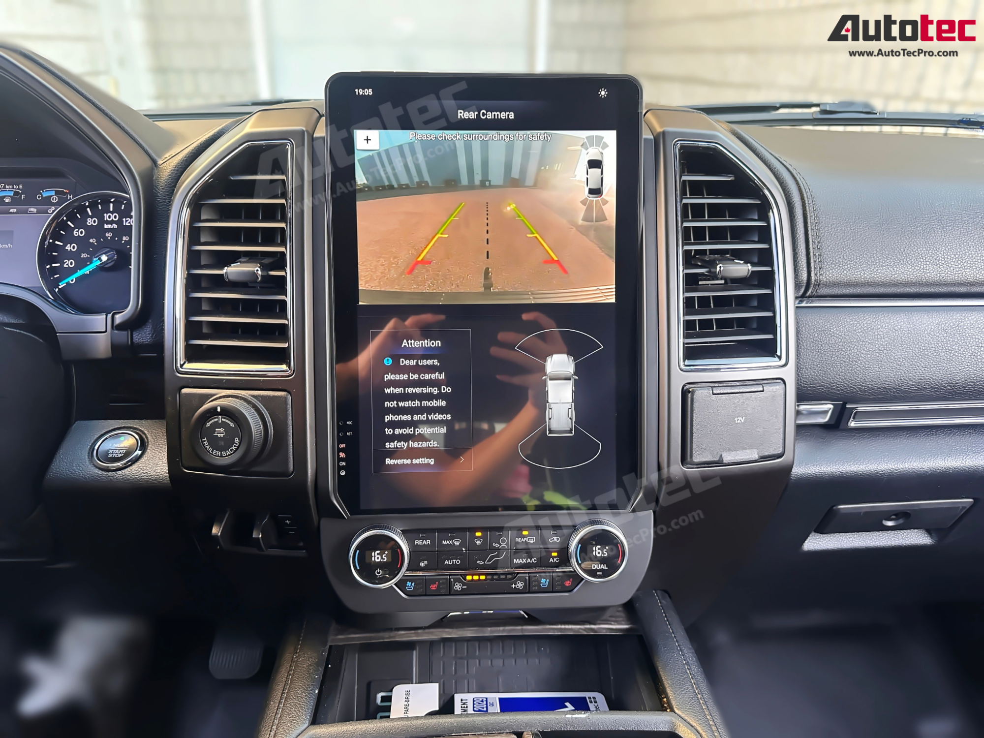 Ford Expedition (2018 – 2021) 14.4″ IPS QHD 2K Touch-Screen Navigation & Infotainment System | Android 13 | GPS | BT | Wifi | CarPlay | SYNC | 4G LTE