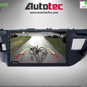 Toyota Corolla (2014 – 2016) 10.1″ HD Touch-Screen Android Navigation System | Android 13 | GPS | BT | WiFi | Camera | CarPlay