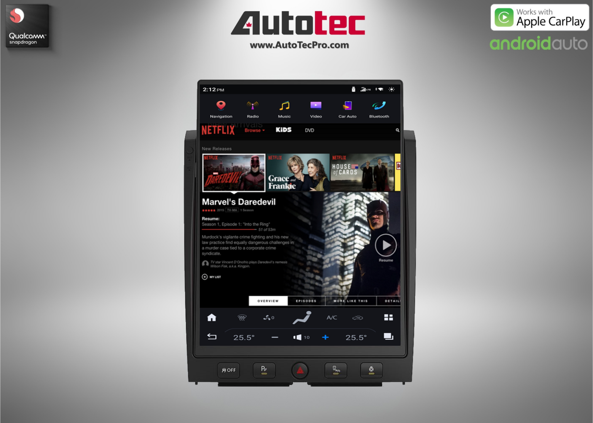 Nissan Titan (2016 – 2019) 15.6″ HD IPS Touch-Screen Navigation & Infotainment System | Android 13 | GPS | BT | Wifi | CarPlay | DSP | 4G LTE