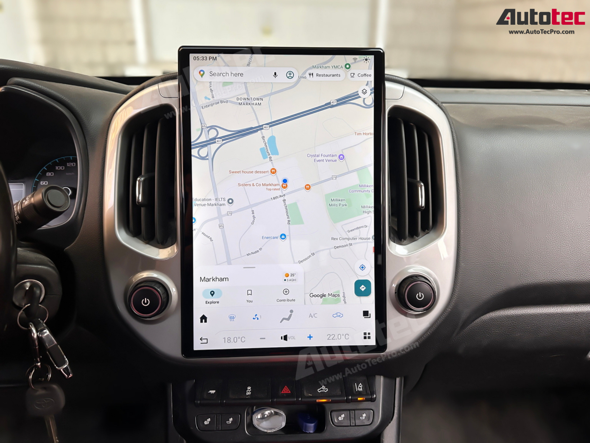 Chevrolet Colorado (2014 – 2023) 14.4″ IPS QHD 2K Touch-Screen Navigation & Infotainment System | Android 13 | GPS | BT | Wifi | CarPlay | Onstar | DSP | 4G LTE