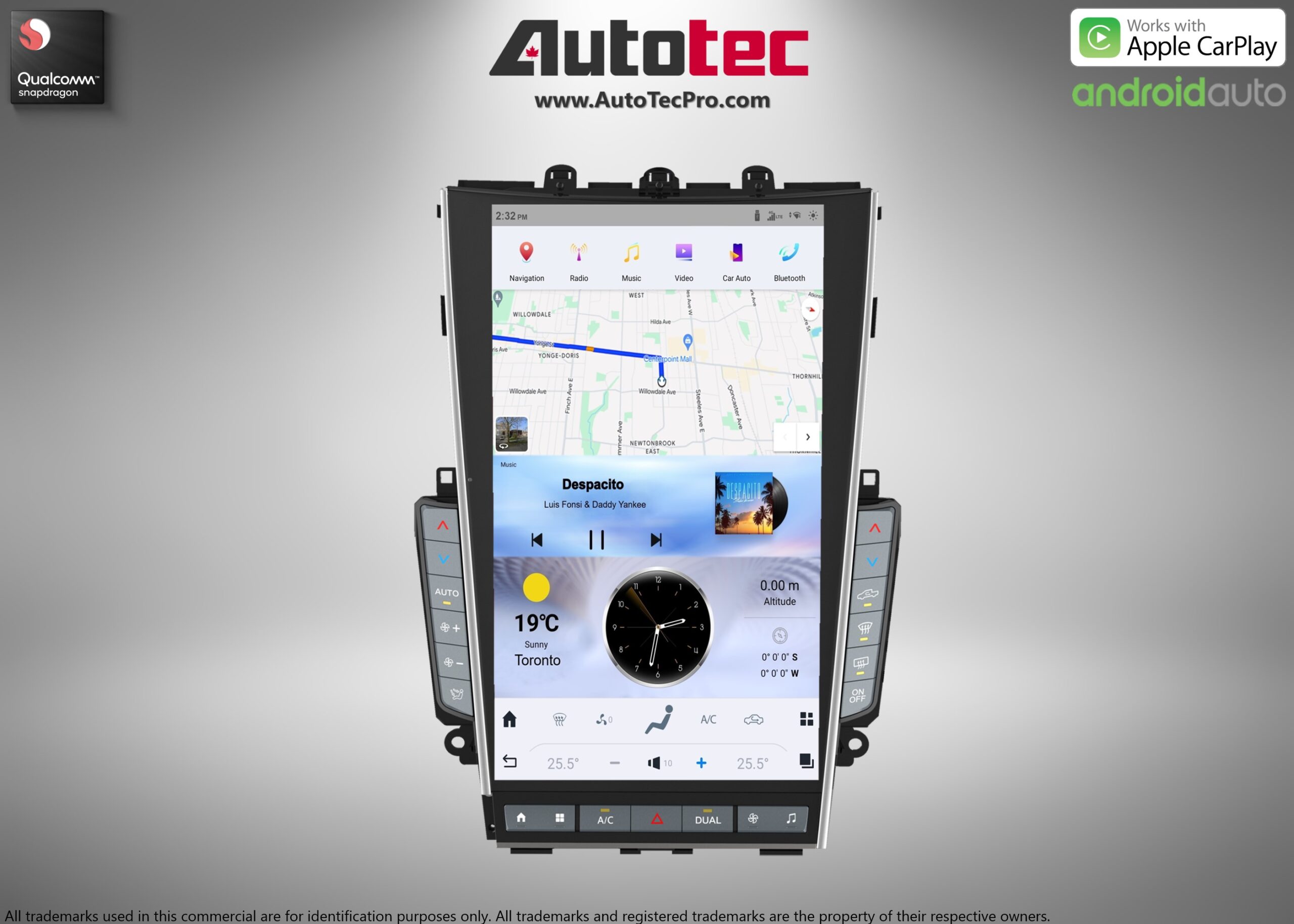 Infiniti Q50 / Q60 (2020 – 2023) 13.6″ (Mark 7) IPS HD 1080P Touch-Screen Navigation & Infotainment System | Android 13 | GPS | BT | Wifi | 4G LTE | CarPlay