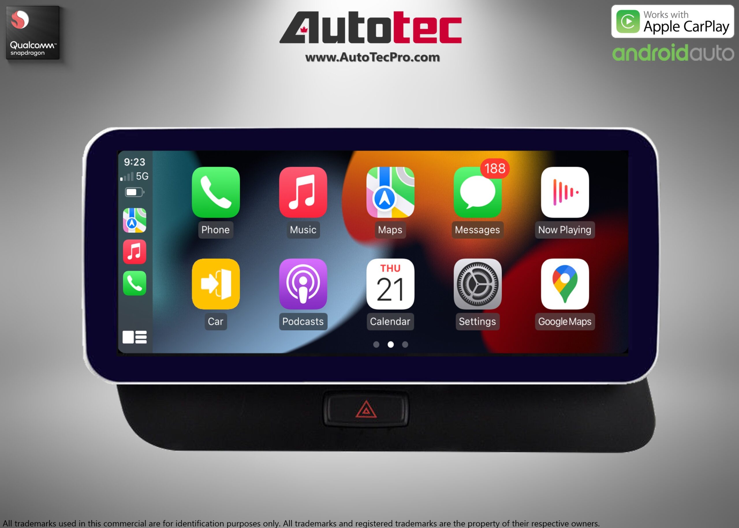 AUDI Q5 / SQ5 (2008 – 2018) OEM FIT 10.25″ / 12.3″ HD IPS Touch-Screen Android Navigation & Infotainment System | Android 14 | GPS | BT | Wifi | 4G LTE | CarPlay | Android Auto | Camera | MMI-3G | MMI-3G+