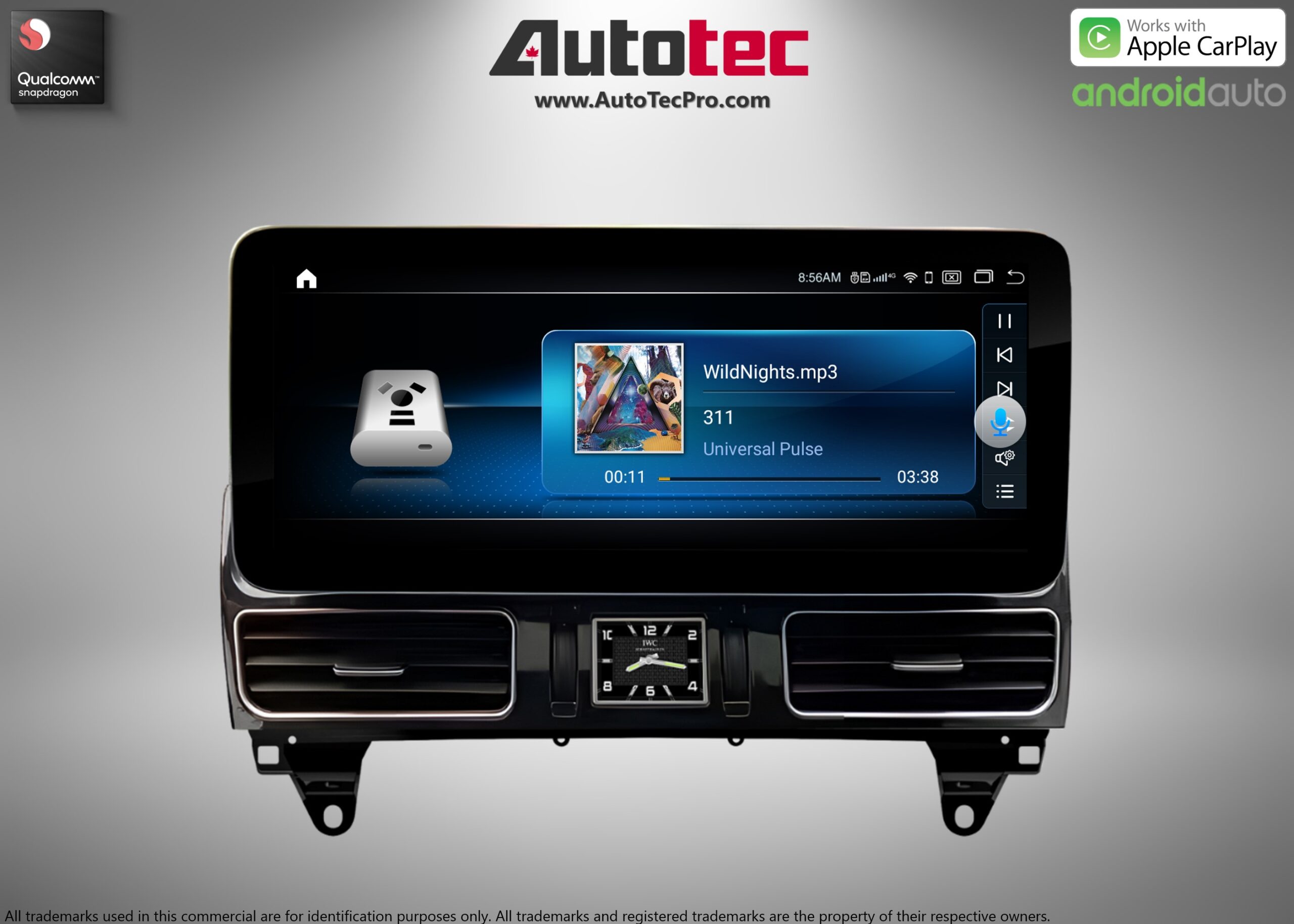 Mercedes-Benz ML / GL ( 2013-2014 ) W166 / X166 Direct-Fit 12.3″ HD IPS Touch-Screen Android Navigation System | Android 13 | GPS | BT | Wifi | Camera | CarPlay