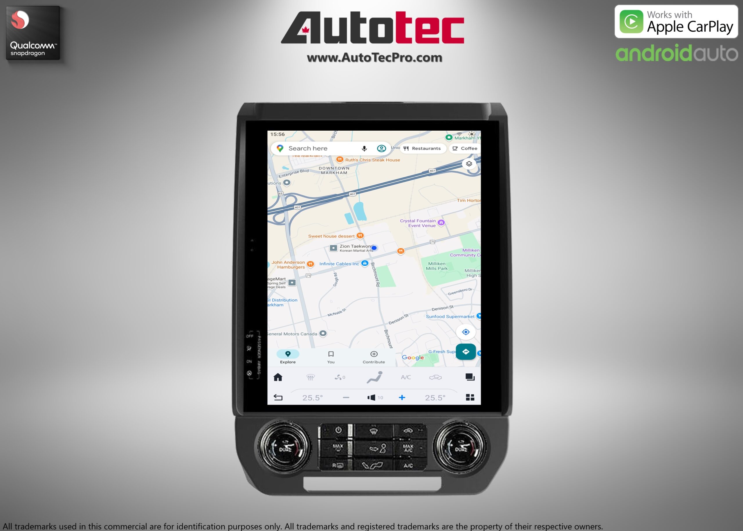 Ford F250 | F350 | F450 (2017 – 2022)  12.1″ IPS Touch-Screen Android Navigation System | Android 13 | GPS | BT | Wifi | CarPlay | SYNC | 4G LTE
