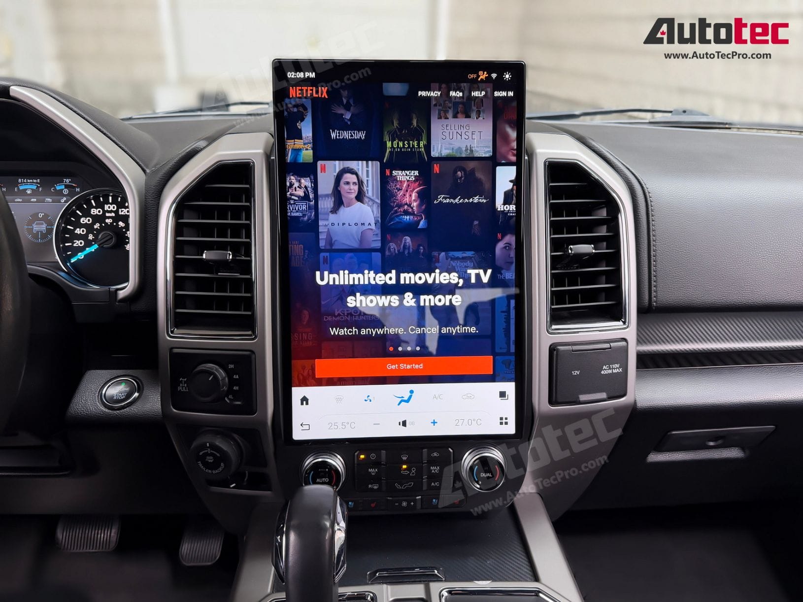 Ford F150 F250 F350 F450 (2015 – 2021) 17″ IPS HD Touch-Screen Navigation & Infotainment System | Android 13 | GPS | BT | Wifi | CarPlay | SYNC | 4G LTE