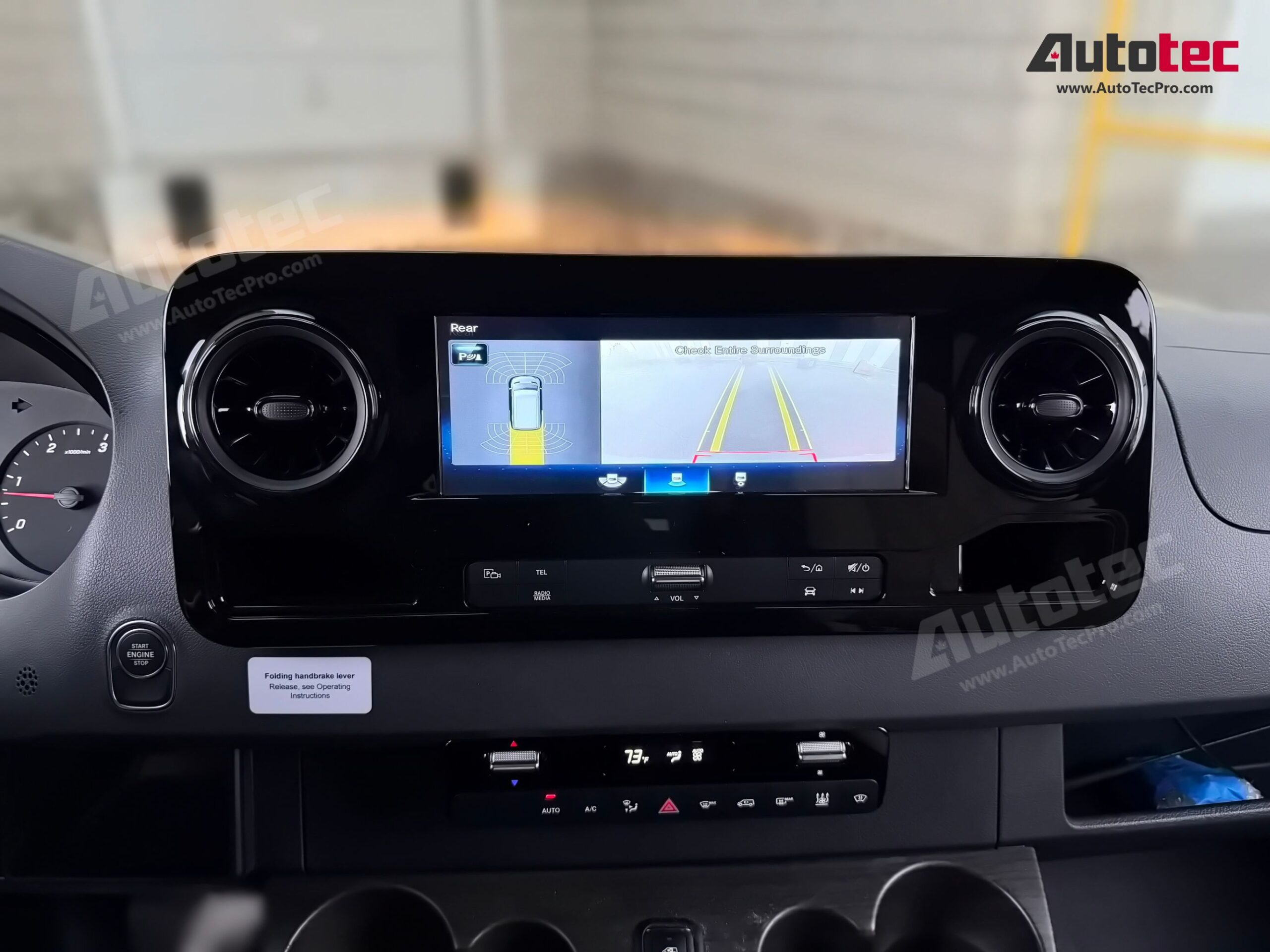 Mercedes-Benz Sprinter (2019 – 2024) Hi-Spec Direct-Fit 10.25″ HD Touch-Screen Android Navigation System | Android 13 | GPS | BT | Wifi | CarPlay | Android Auto | Camera | 4G LTE