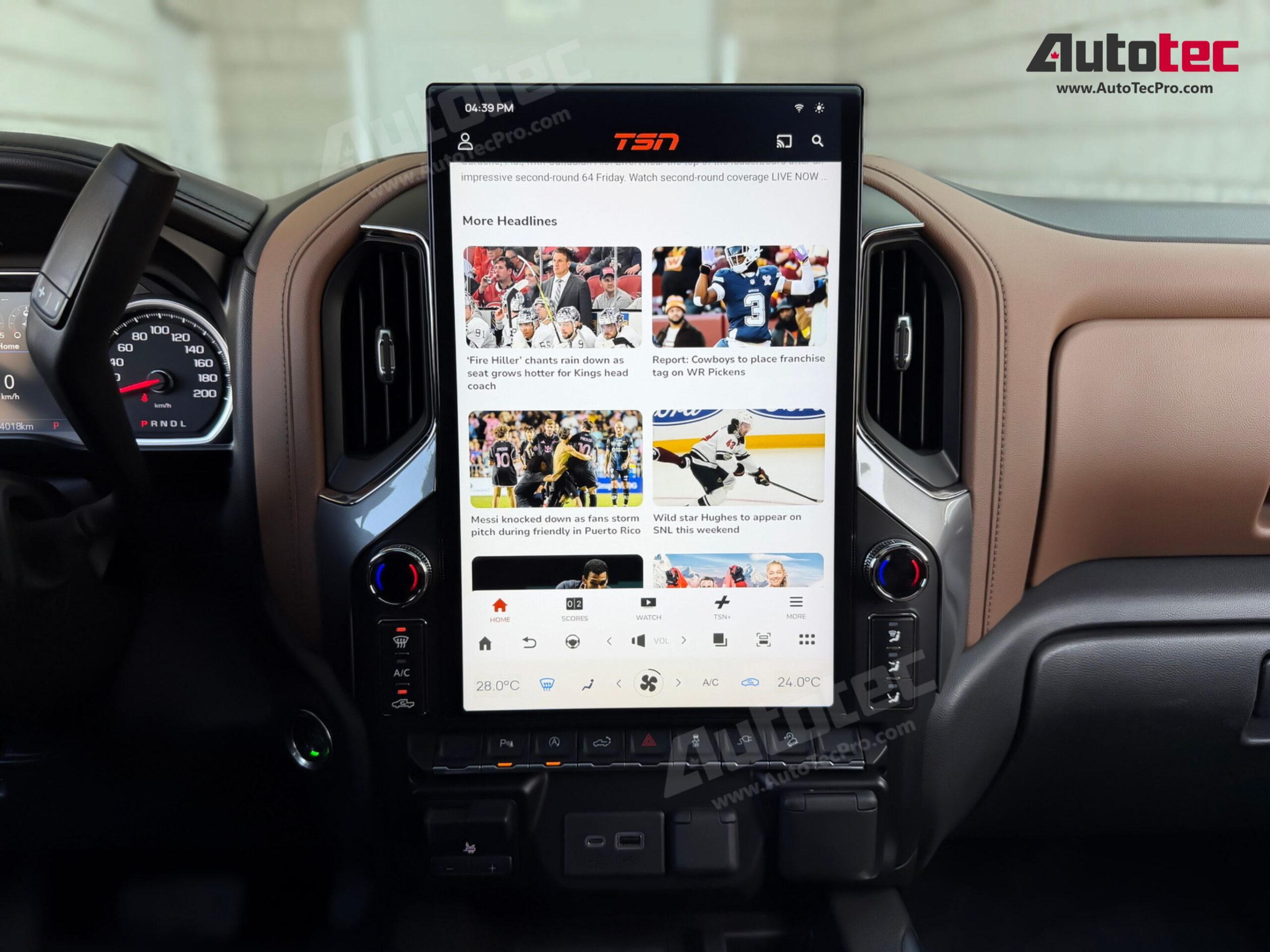 Chevrolet Silverado / GMC Sierra (2019 – 2026) 17.2″ IPS HD Touch-Screen Navigation & Infotainment System | Android 14 | GPS | BT | Wifi | CarPlay | Onstar | 4G LTE