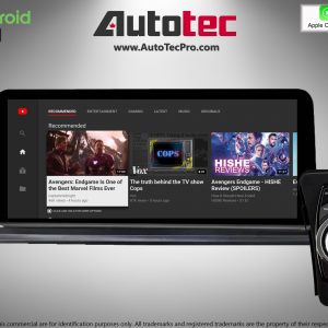 BMW 3 Series (2006 – 2012)  E90 / E91 / E92 OEM FIT 10.25″ /12.5″ HD Touch-Screen Android Navigation System | GPS | BT | Wifi | Camera | CarPlay