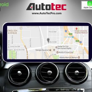 Mercedes-Benz C-Class (2015-2019 | W205) Direct-Fit 10.25″ / 12.3″ OEM-Fit HD IPS Touch-Screen Android Navigation & Infotainment System | GPS | BT | Wifi | 4G LTE | CarPlay