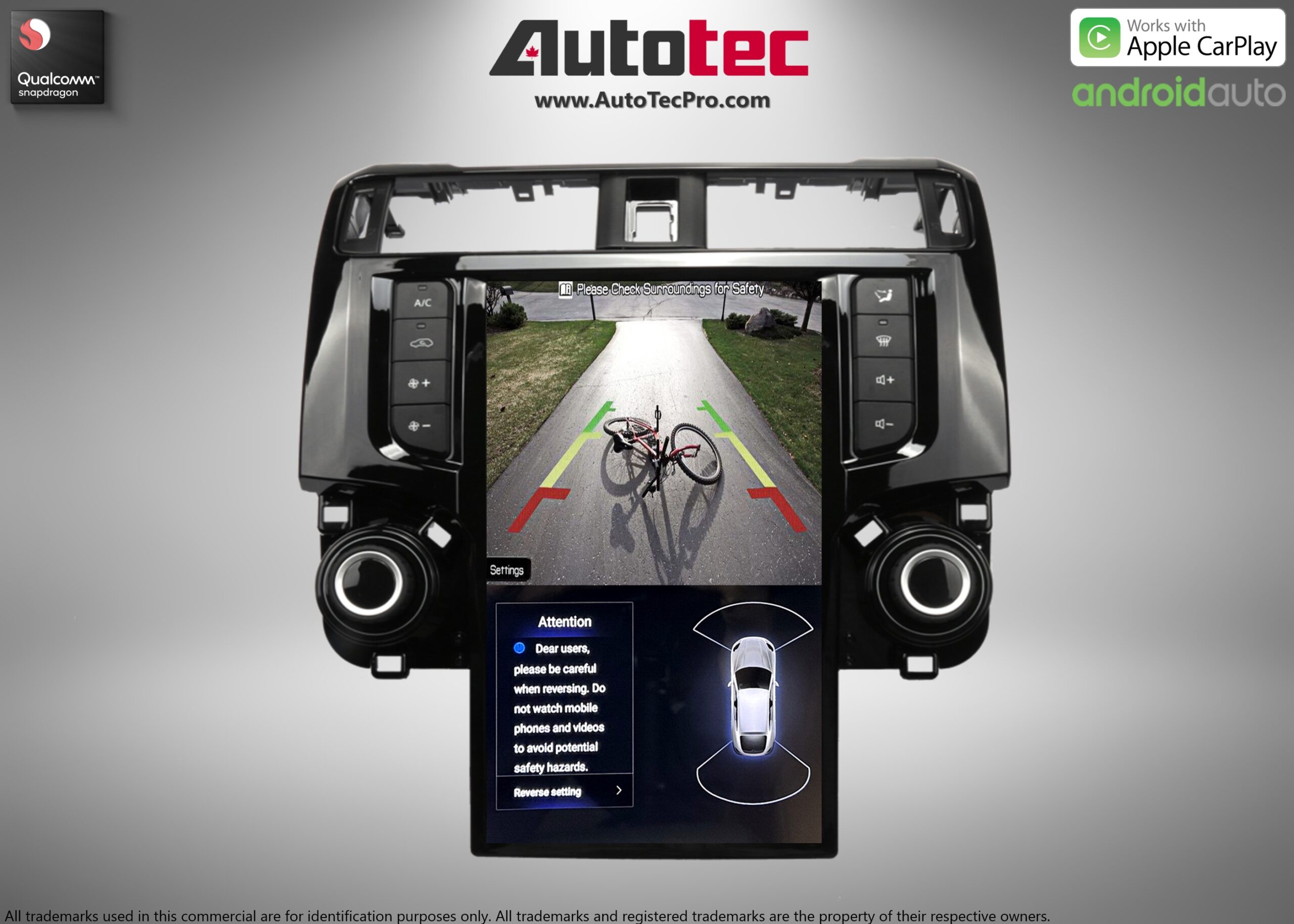 Toyota 4Runner (2009 – 2019) 13.6″ IPS HD Touch-Screen Navigation & Infotainment System | Android 13 | GPS | BT | Wifi | CarPlay