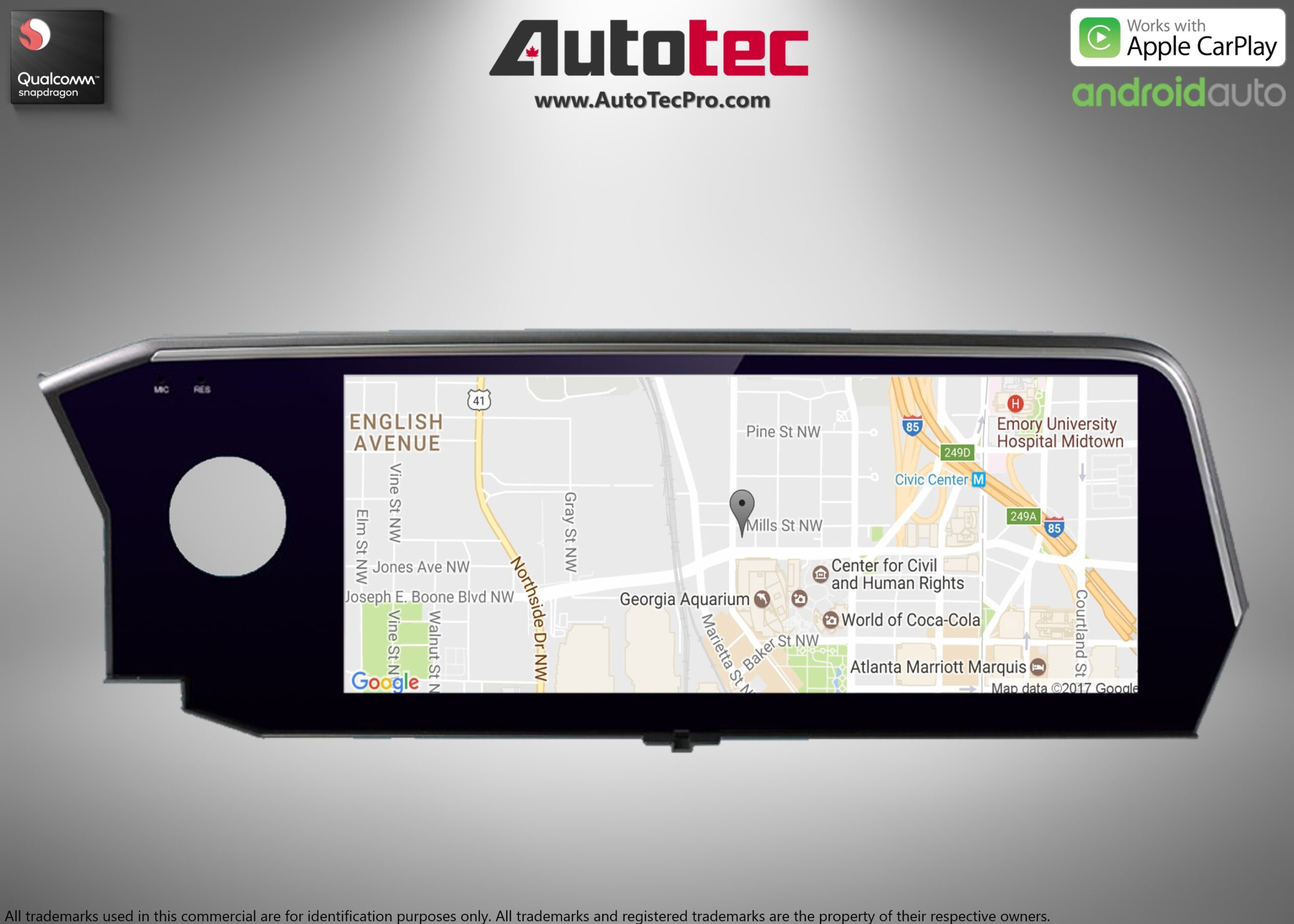 Lexus ES ( 2018- 2020 ) 12.3″ HD Touch-Screen Navigation & Infotainment System | Android 13 | GPS | BT | Wifi | A2DP | CarPlay