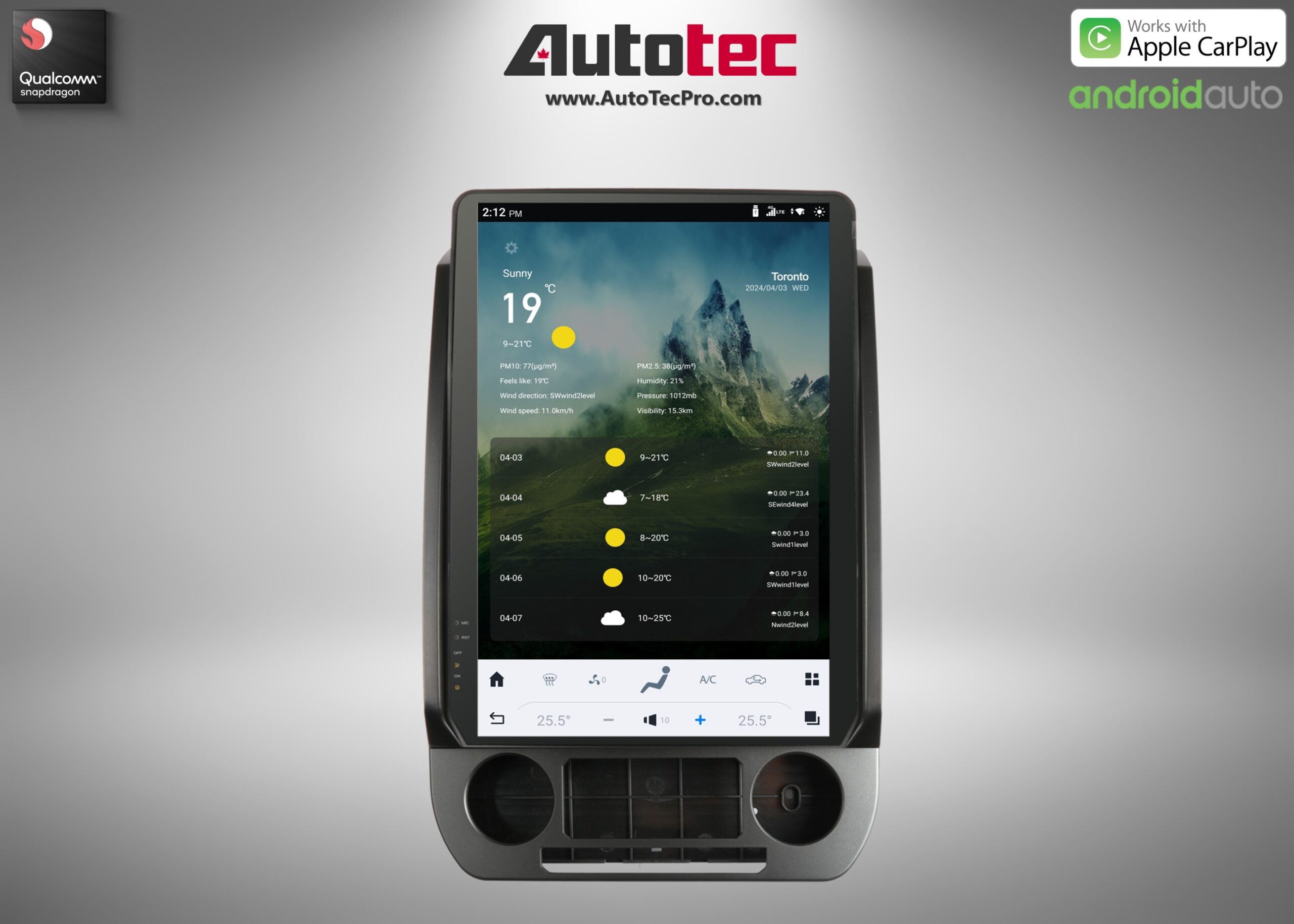 Ford Expedition (2018 – 2021) 14.4″ IPS QHD 2K Touch-Screen Navigation & Infotainment System | Android 13 | GPS | BT | Wifi | CarPlay | SYNC | 4G LTE