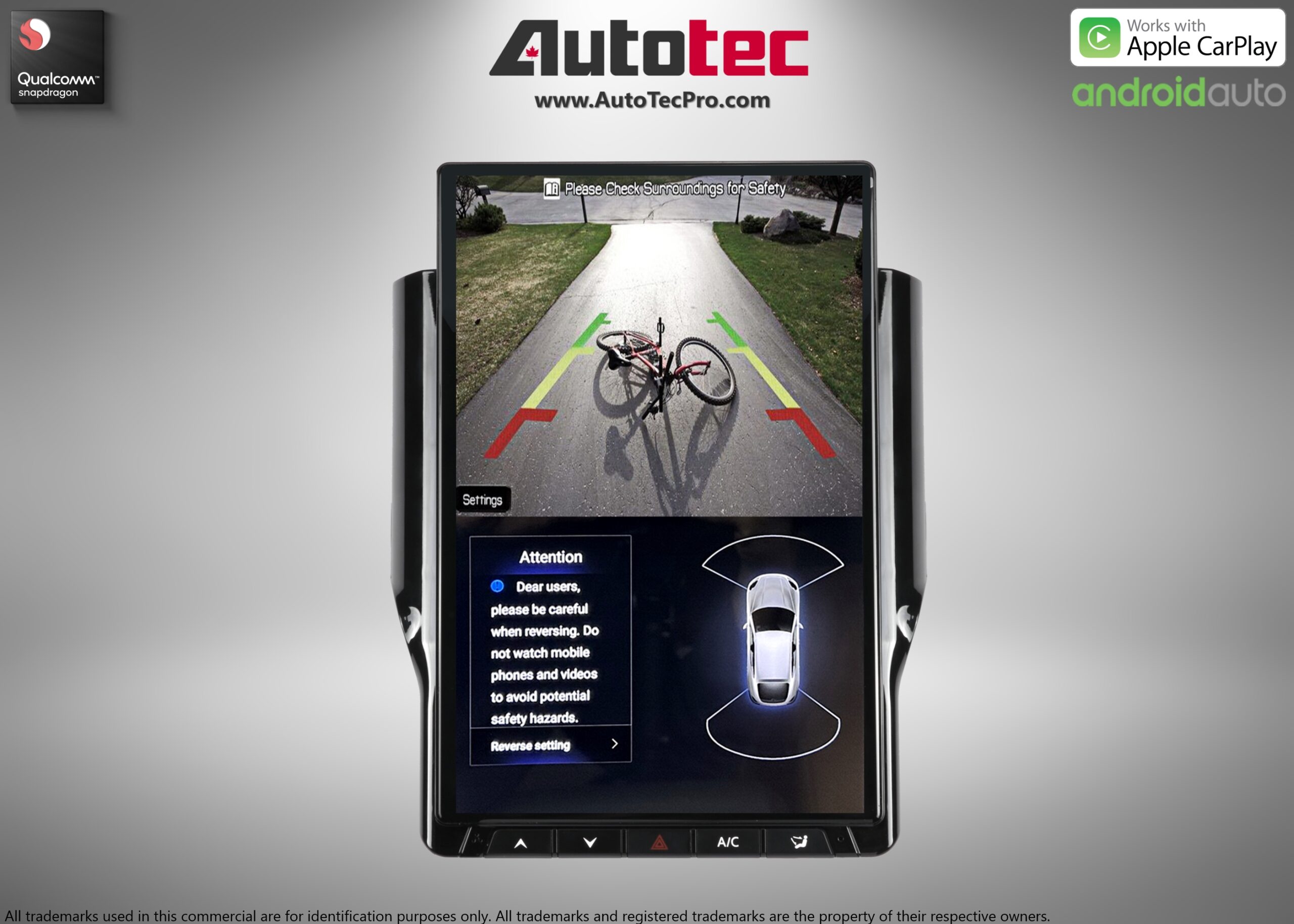 Dodge RAM (2019 – 2024) 14.4″ IPS QHD 2K Touch-Screen Android Navigation System | Android 13 | GPS | BT | Wifi | CarPlay | Android Auto | 4G LTE