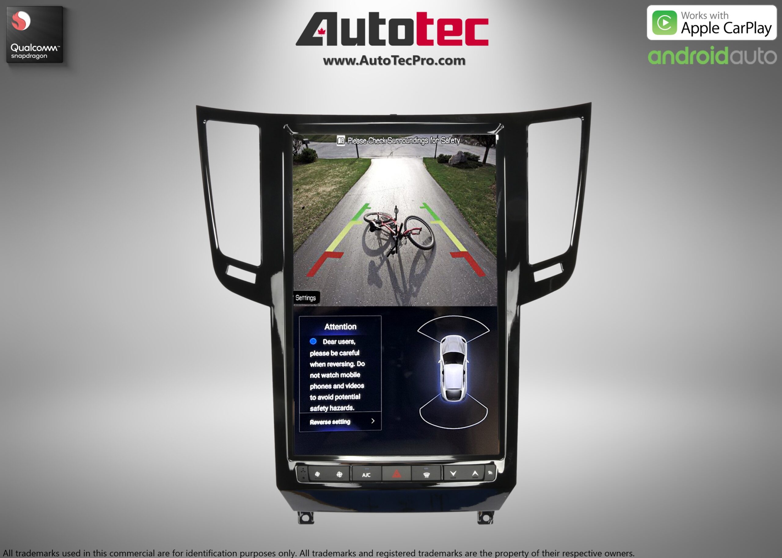 Infiniti FX25, FX35, FX37, FX45, FX50, QX70 14.4” HD IPS Touch-Screen Navigation & Infotainment System | Android 13 | GPS | BT | WiFi | Camera | CarPlay