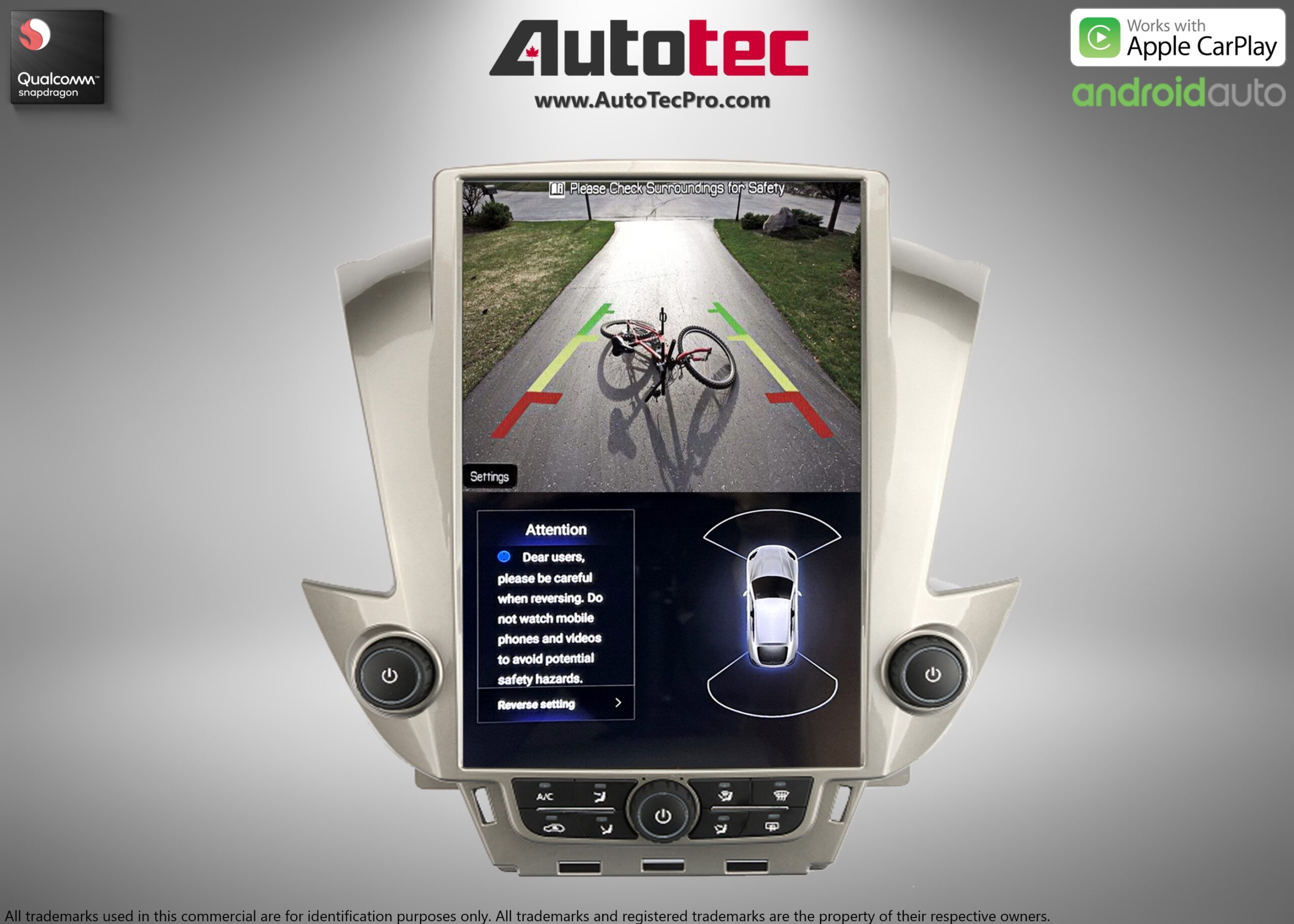 Chevrolet Tahoe / Suburban / GMC Yukon (2015 – 2020) 15.6″ IPS QHD 2K Touch-Screen Navigation & Infotainment System | Android 13 | GPS | BT | Wifi | CarPlay | Onstar | 4G LTE