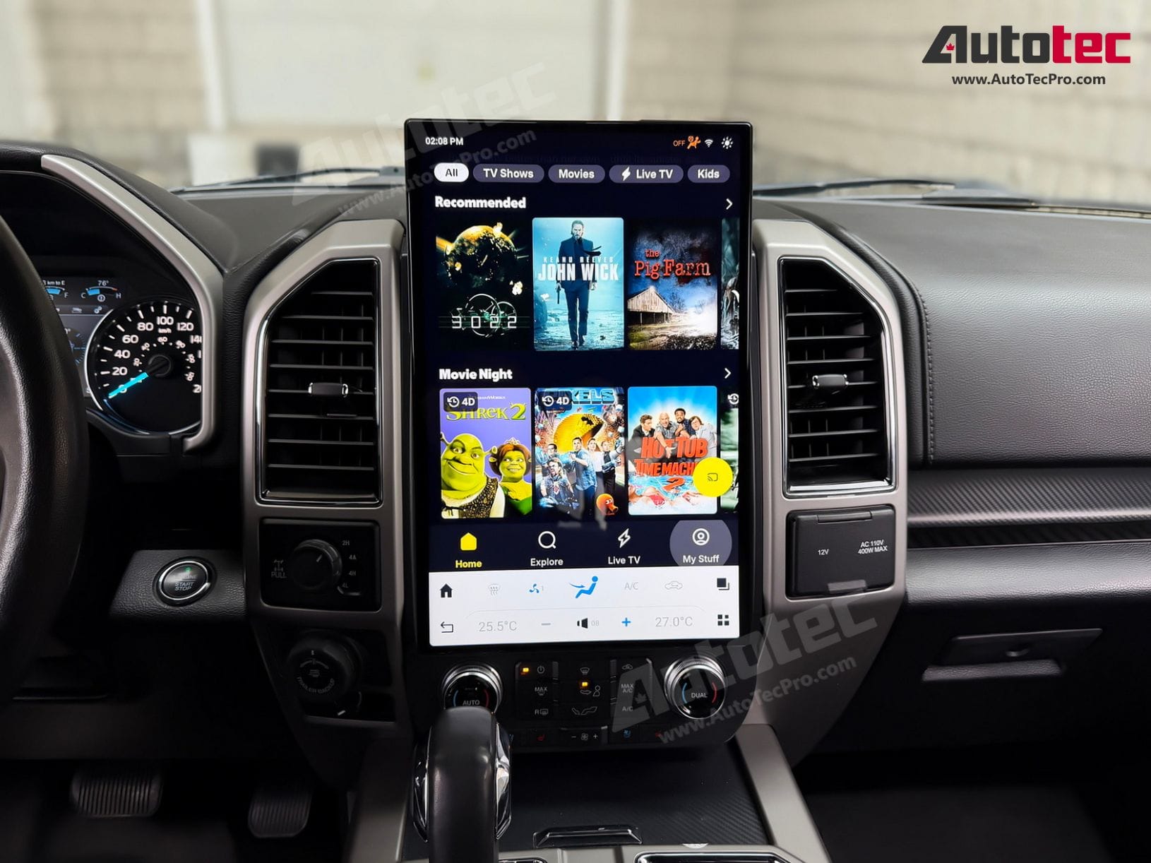 Ford F150 F250 F350 F450 (2015 – 2021) 17″ IPS HD Touch-Screen Navigation & Infotainment System | Android 13 | GPS | BT | Wifi | CarPlay | SYNC | 4G LTE