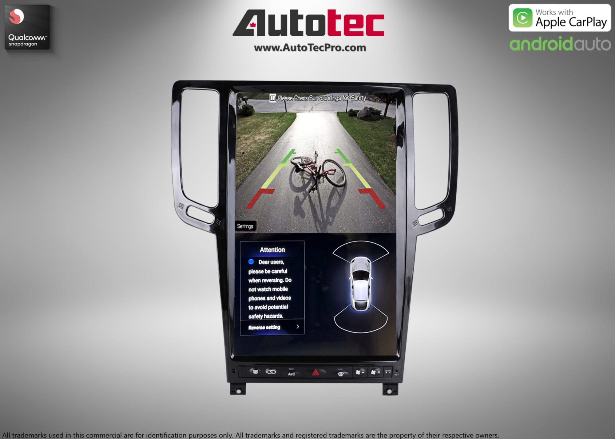 Infiniti G25/G35/G37/G37s (2007 – 2015) 14.5″ (Mark 7) 2K QHD Touch-Screen Navigation & Infotainment System | GPS | BT | Wifi | 4G LTE | CarPlay