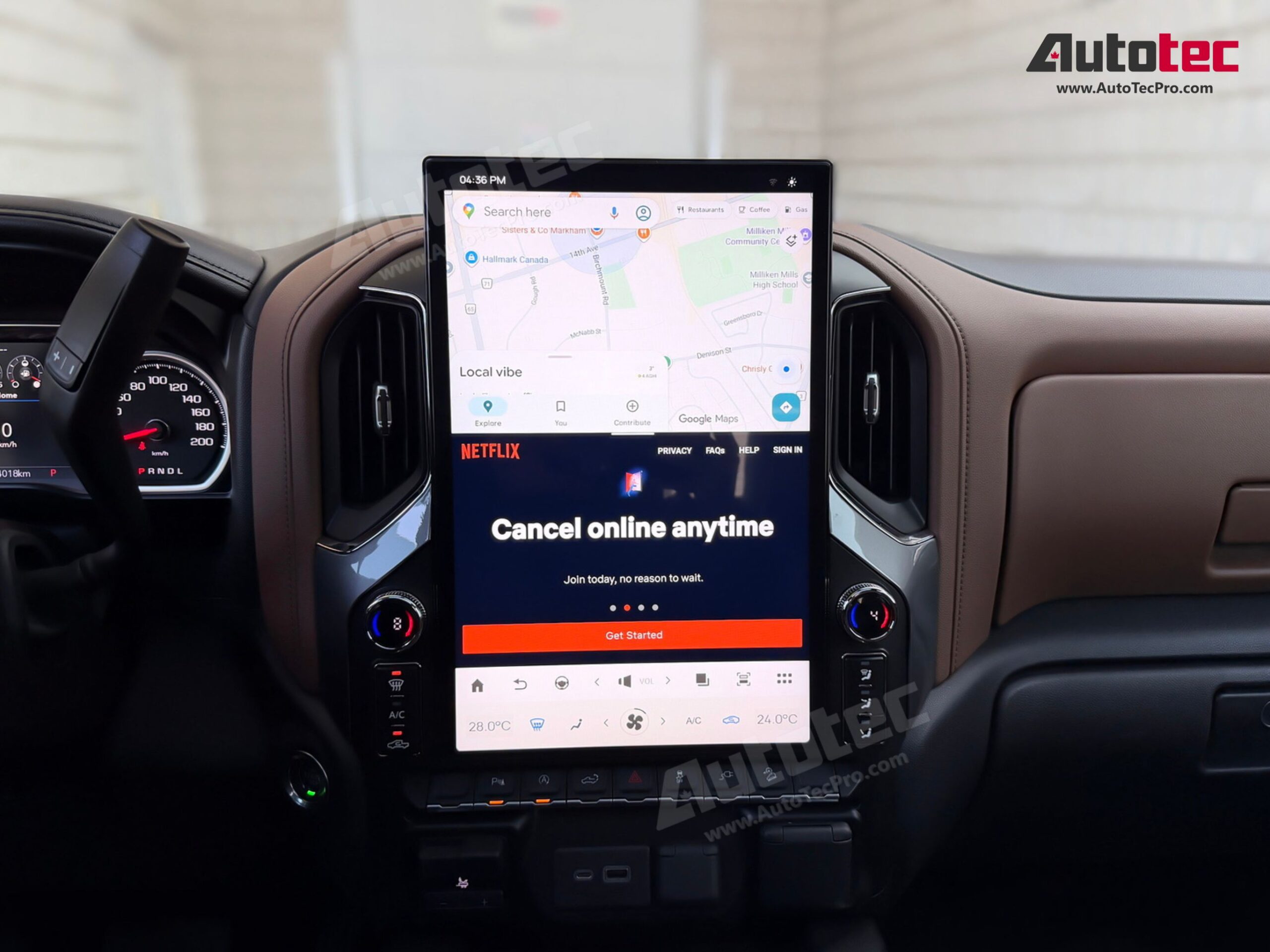 Chevrolet Silverado / GMC Sierra (2019 – 2026) 17.2″ IPS HD Touch-Screen Navigation & Infotainment System | Android 14 | GPS | BT | Wifi | CarPlay | Onstar | 4G LTE