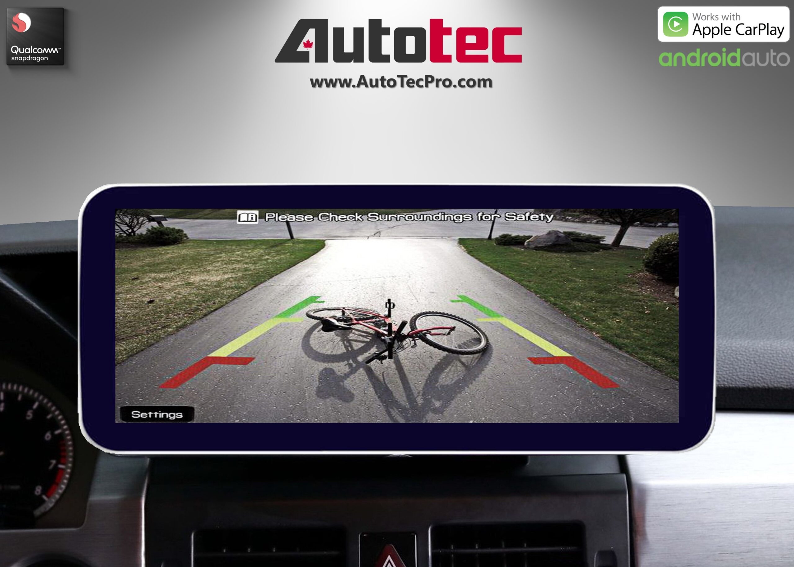 Mercedes-Benz GLK (2008-2012 | X204) Direct-Fit 10.25″ / 12.3″ HD IPS Touch-Screen Android Navigation | Android 14 | BT | CarPlay | Camera