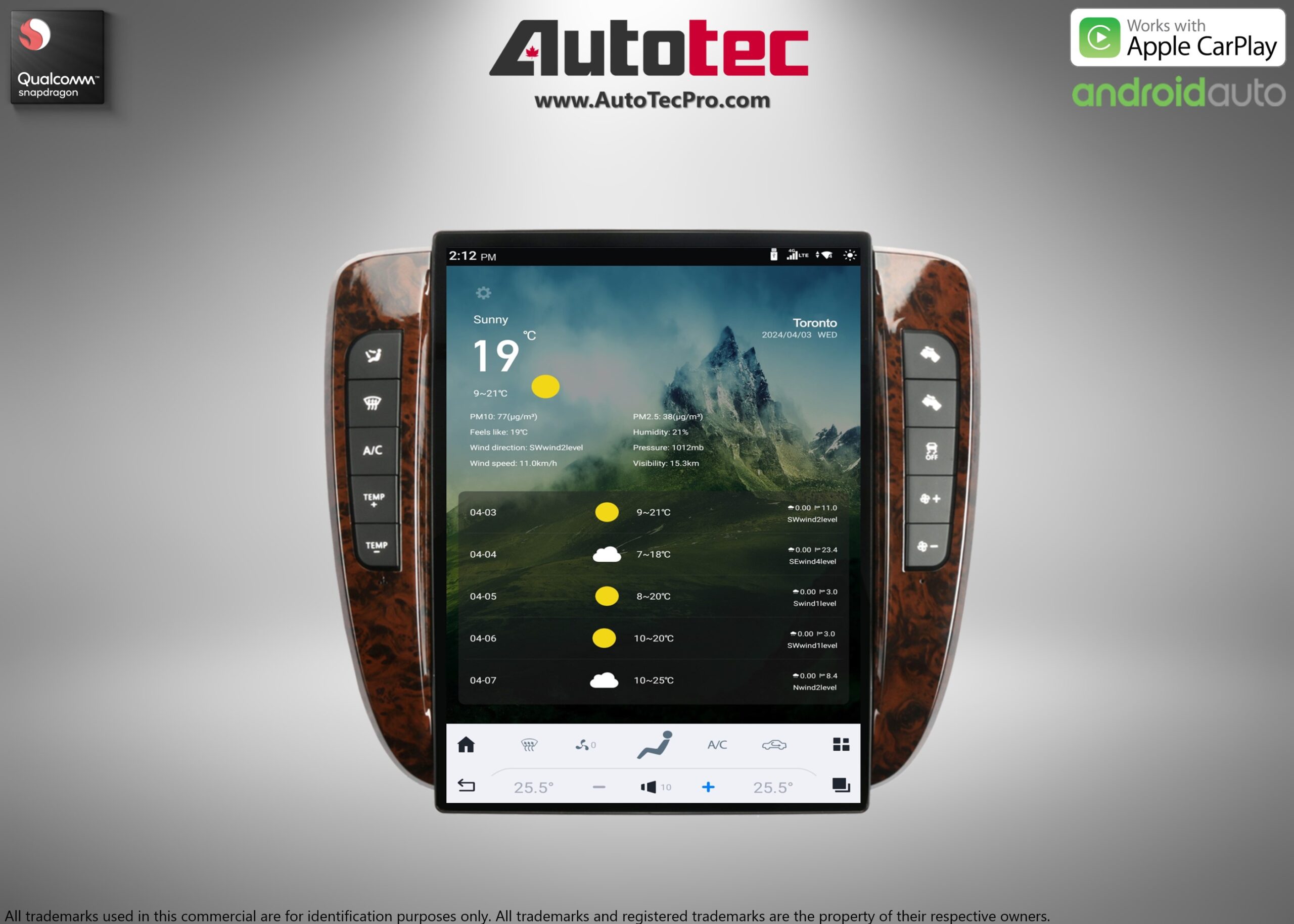 Chevrolet Tahoe / Suburban / Silverado / Avalanche / GMC Yukon / Sierra (2007 – 2014) 13.8″ IPS HD Touch-Screen Navigation & Infotainment System | Android 13 | GPS | BT | Wifi | CarPlay | Android Auto | 4G LTE