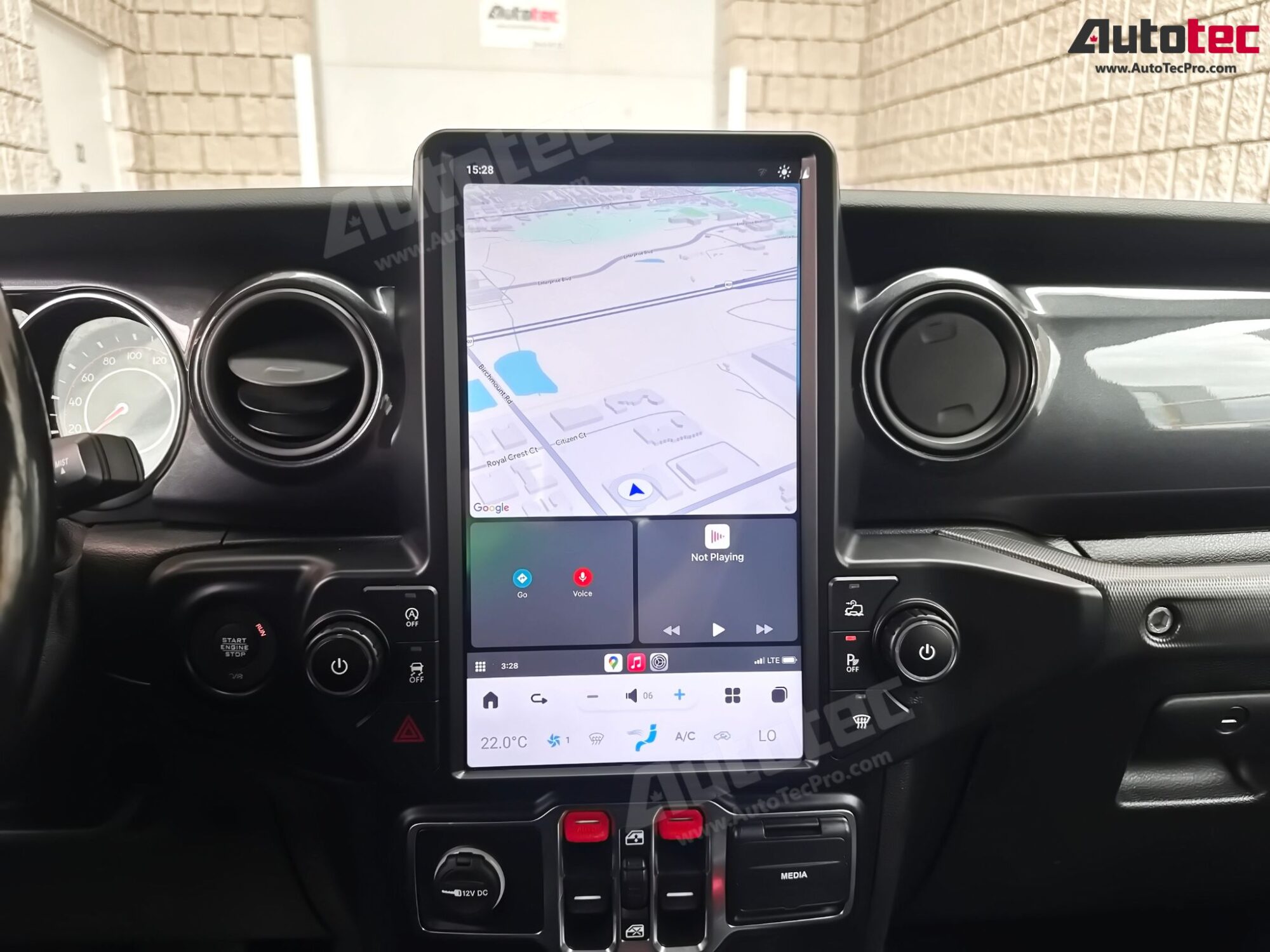 Jeep Wrangler (2018 – 2023) 13.6″ IPS HD Touch-Screen Navigation & Infotainment System | Android 13 | GPS | BT | Wifi | CarPlay