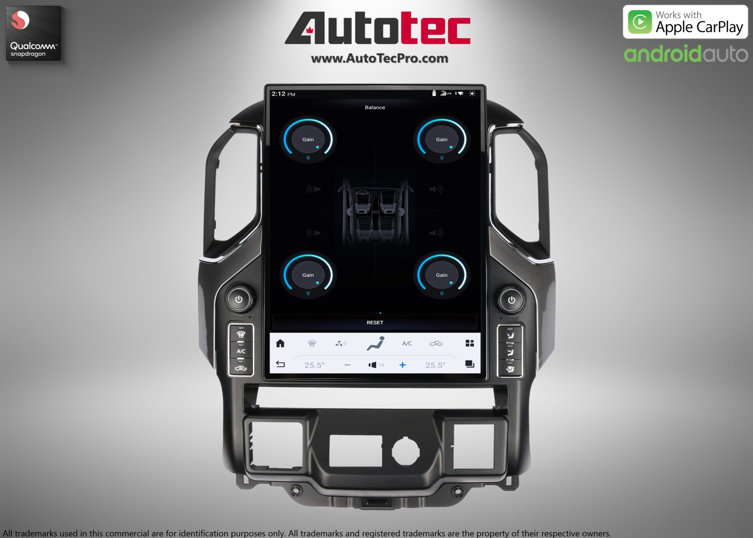 Chevrolet Silverado / GMC Sierra (2019 – 2026) 15.6″ IPS QHD 2K Touch-Screen Navigation & Infotainment System | Android 13 | GPS | BT | Wifi | CarPlay | Onstar | 4G LTE