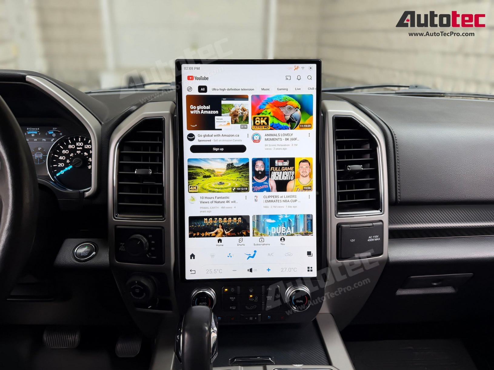 Ford F150 F250 F350 F450 (2015 – 2021) 17″ IPS HD Touch-Screen Navigation & Infotainment System | Android 13 | GPS | BT | Wifi | CarPlay | SYNC | 4G LTE