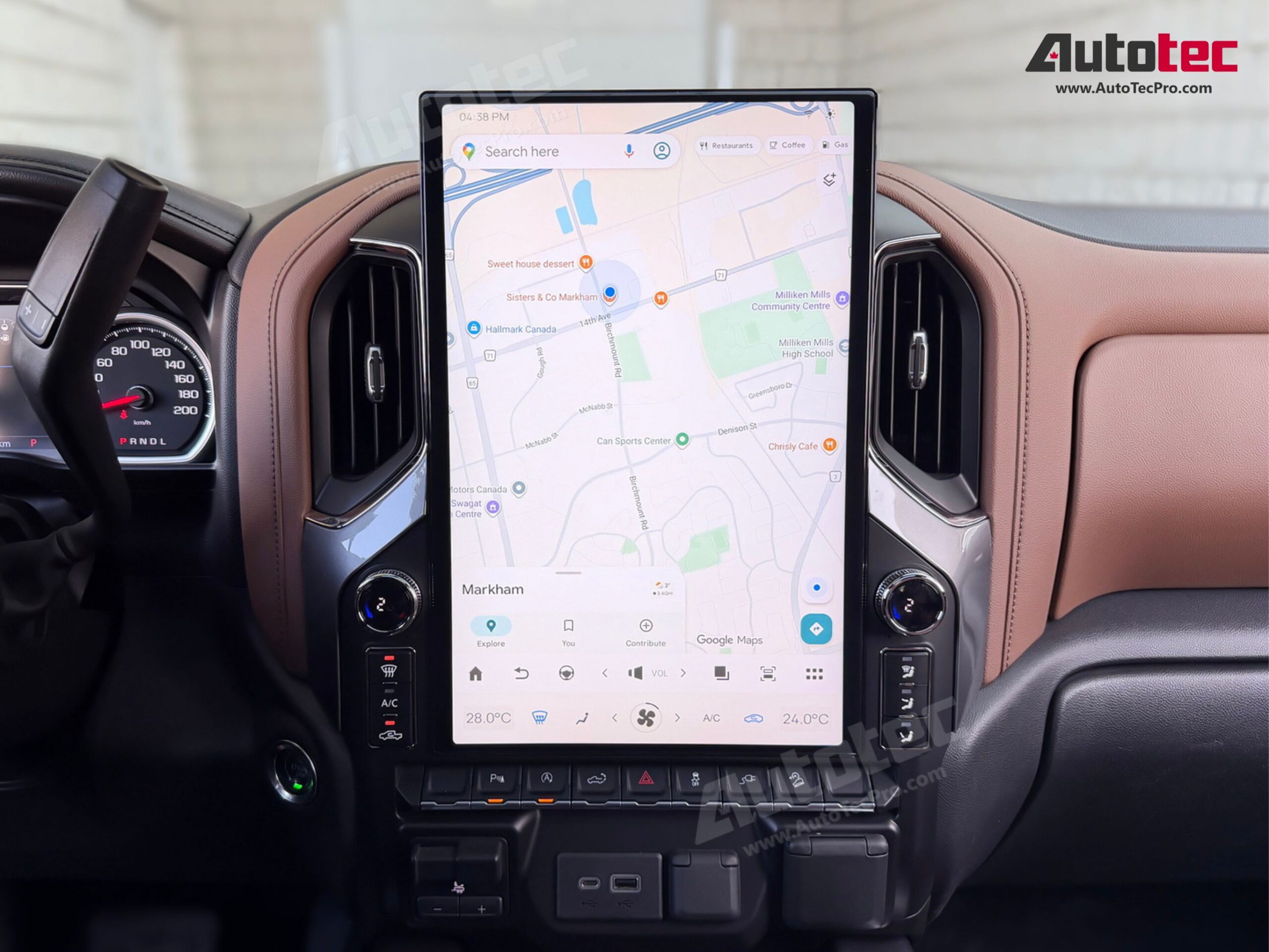 Chevrolet Silverado / GMC Sierra (2019 – 2026) 17.2″ IPS HD Touch-Screen Navigation & Infotainment System | Android 14 | GPS | BT | Wifi | CarPlay | Onstar | 4G LTE