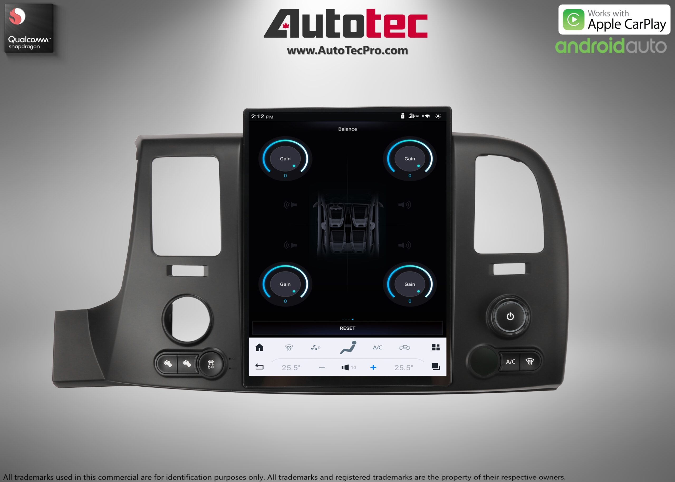 Chevrolet Silverado / GMC Sierra (2007 – 2013) 13.8″ HD Touch-Screen Navigation & Infotainment System | Android 13 | GPS | BT | Wifi | CarPlay | 4G LTE