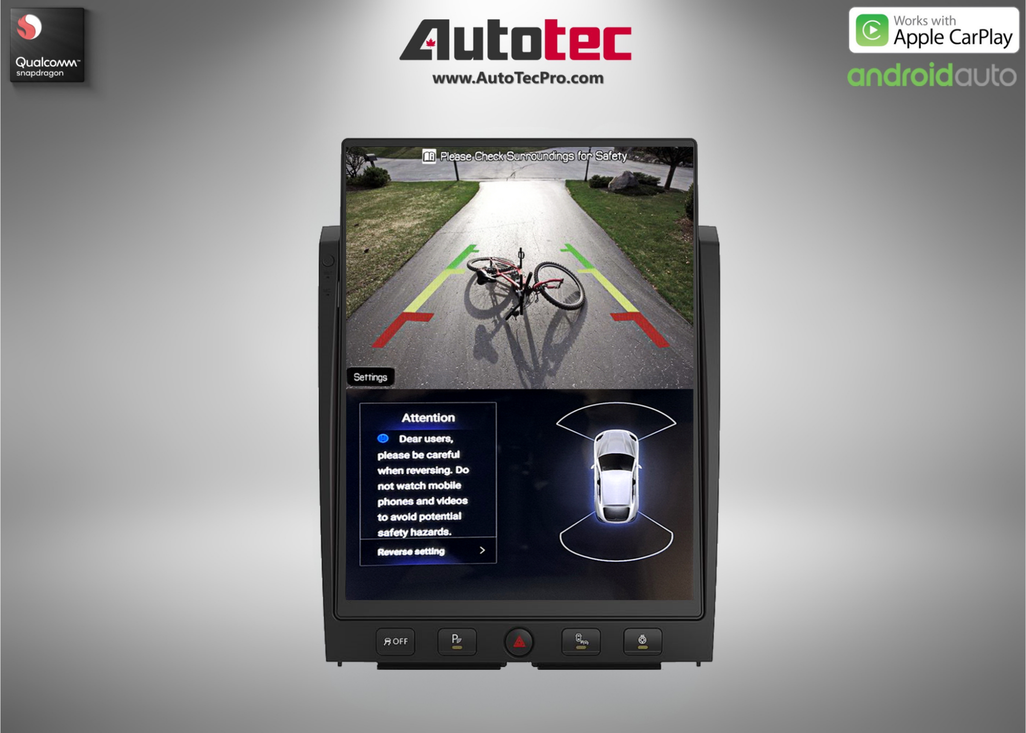 Nissan Titan (2016 – 2019) 15.6″ HD IPS Touch-Screen Navigation & Infotainment System | Android 13 | GPS | BT | Wifi | CarPlay | DSP | 4G LTE