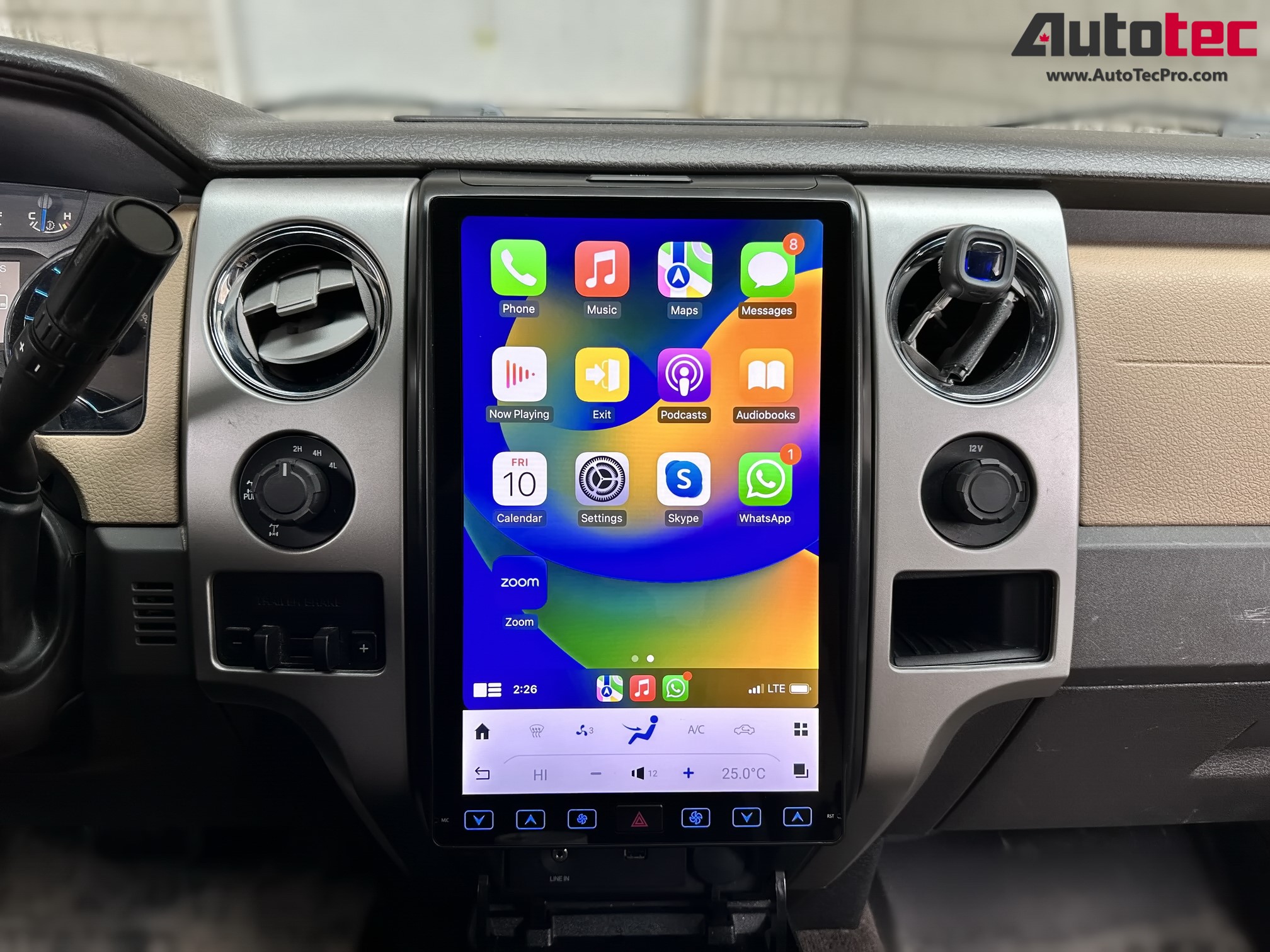 Ford F150 (2013 – 2014) 14.4″ IPS QHD 2K Touch-Screen Android Navigation System | Android 13 | GPS | BT | Wifi | CarPlay | SYNC | 4G LTE