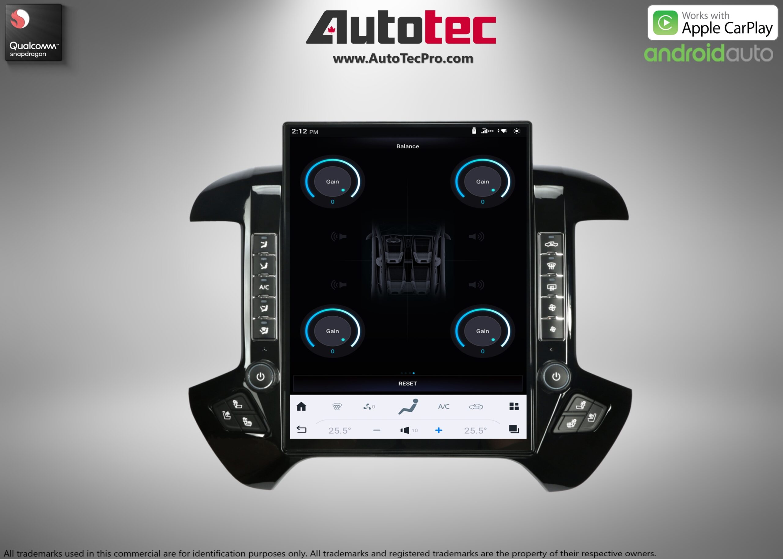 Chevrolet Silverado / GMC Sierra (2014 – 2019) 15.6″ IPS QHD 2K Touch-Screen Navigation & Infotainment System | Android 13 | GPS | BT | Wifi | CarPlay | Onstar | DSP | 4G LTE