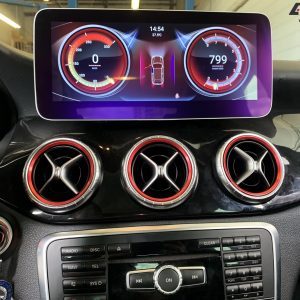 Mercedes-Benz GLA / CLA (2014 – 2019) Direct-Fit 10.25″ / 12.3″ HD IPS Touch-Screen Android Navigation System | Android 14 | GPS | BT | Wifi | Camera | CarPlay