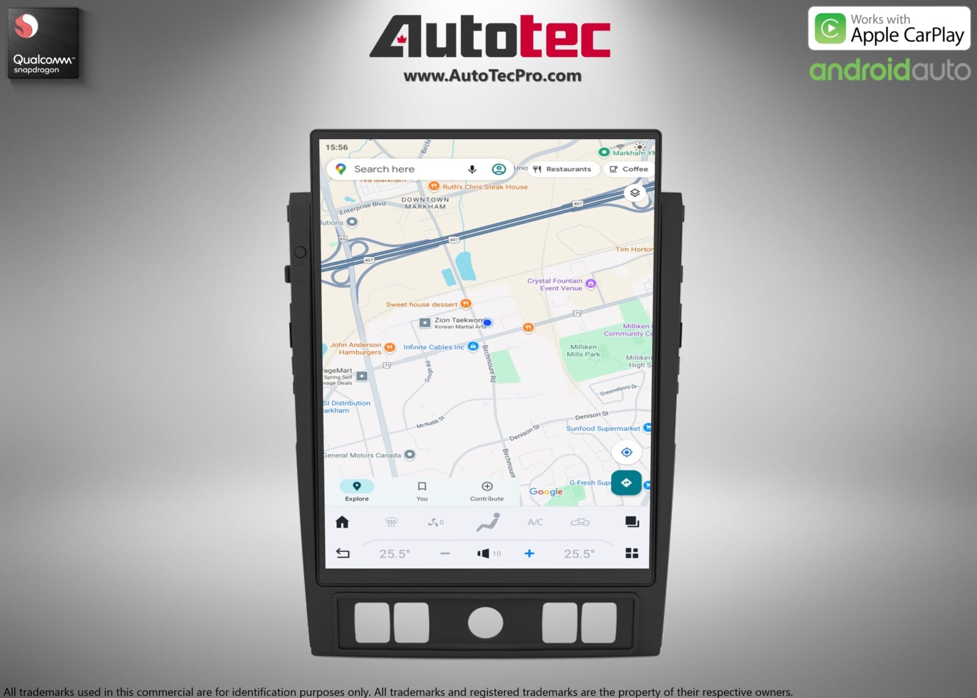 Nissan Titan (2020 – 2025) 15.6″ HD IPS Touch-Screen Navigation & Infotainment System | Android 13 | GPS | BT | Wifi | CarPlay | DSP | 4G LTE