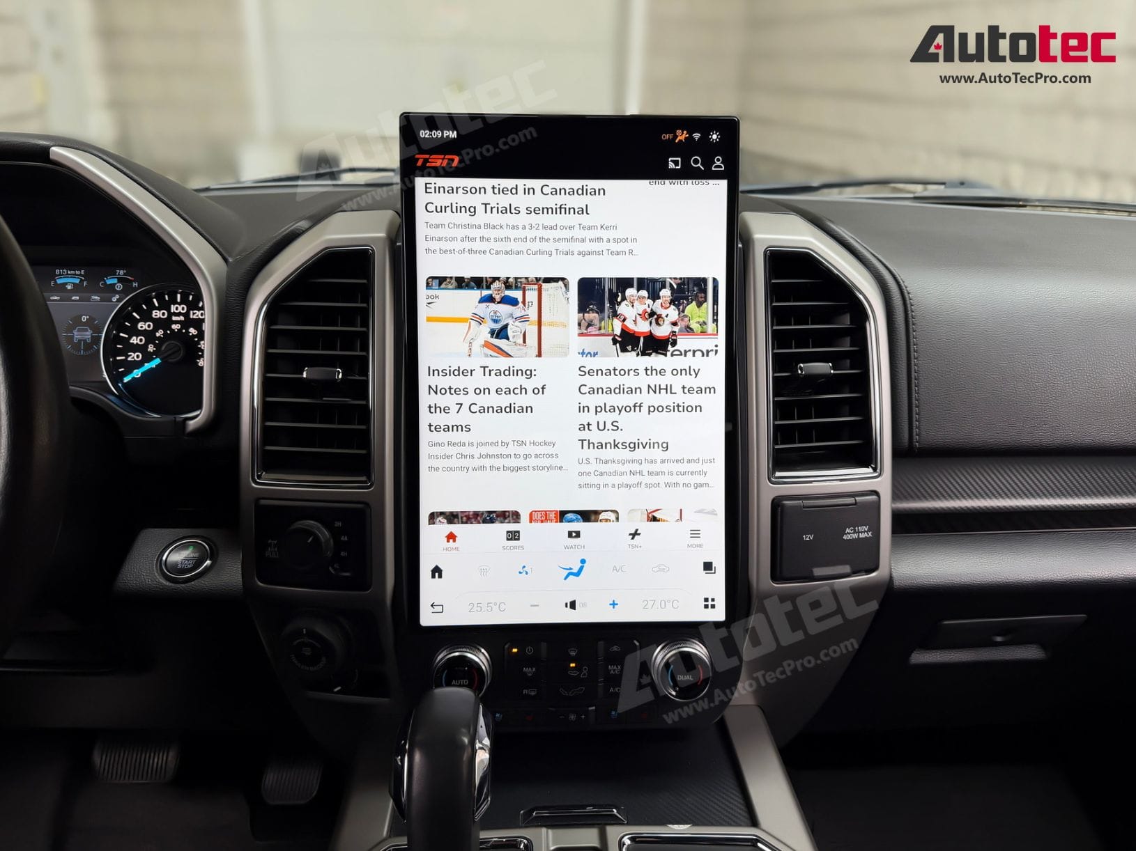 Ford F150 F250 F350 F450 (2015 – 2021) 17″ IPS HD Touch-Screen Navigation & Infotainment System | Android 13 | GPS | BT | Wifi | CarPlay | SYNC | 4G LTE