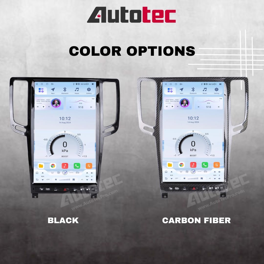 Infiniti G25/G35/G37/G37s (2007 – 2015) 14.5″ (Mark 7) 2K QHD Touch-Screen Navigation & Infotainment System | GPS | BT | Wifi | 4G LTE | CarPlay