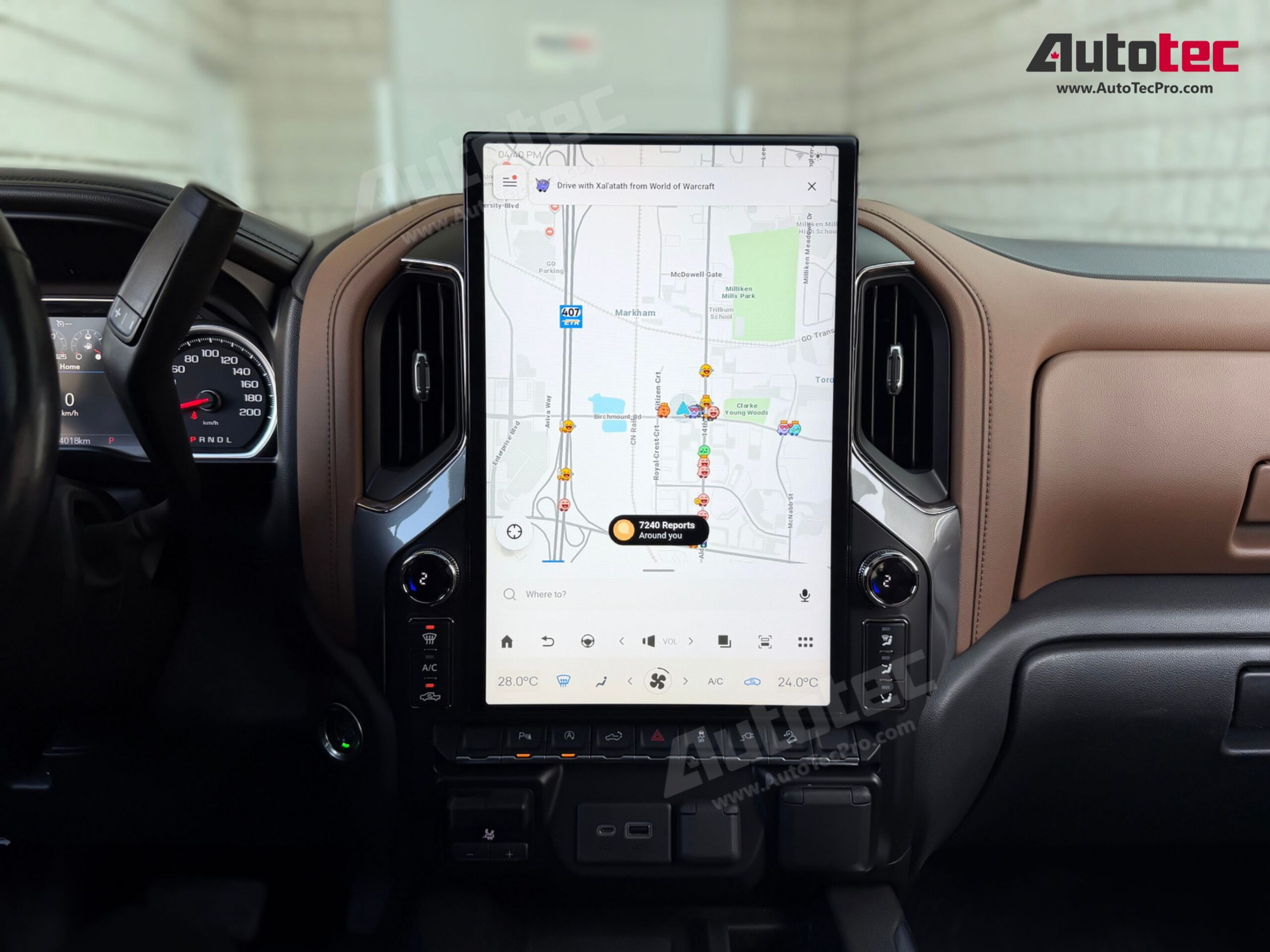 Chevrolet Silverado / GMC Sierra (2019 – 2026) 17.2″ IPS HD Touch-Screen Navigation & Infotainment System | Android 14 | GPS | BT | Wifi | CarPlay | Onstar | 4G LTE