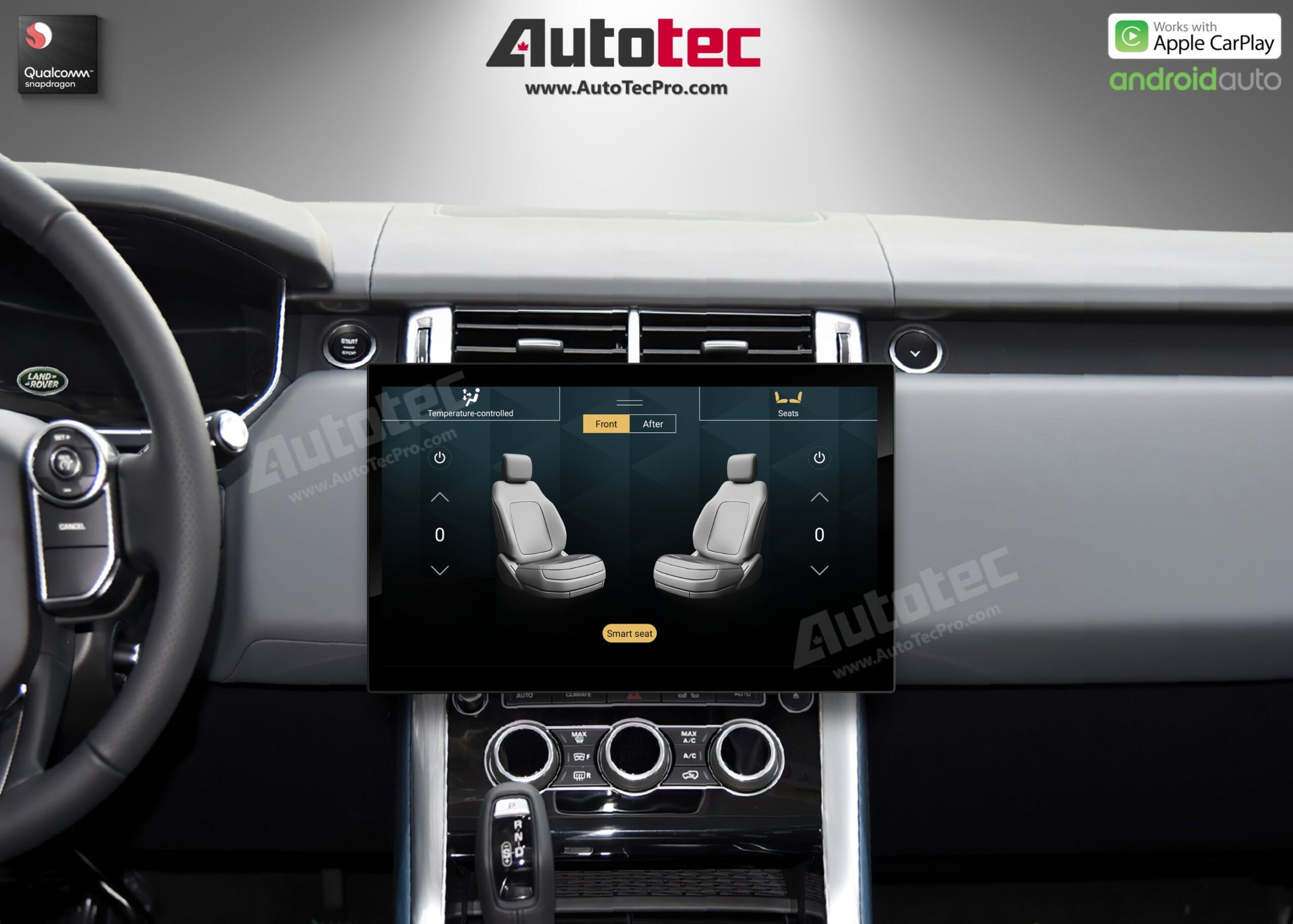 Land Rover Range Rover Vogue | Sport | Evoque (2013 – 2017) 13.3″ HD IPS Touch-Screen Navigation & Infotainment Systemid 13 | GPS | BT | Wifi | CarPlay | Bosch | Harman | 4G LTE