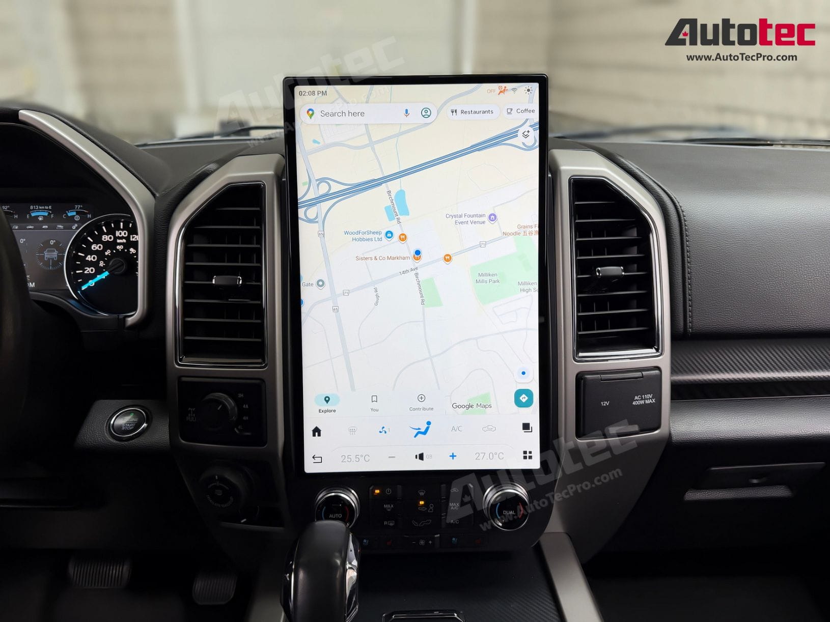 Ford F150 F250 F350 F450 (2015 – 2021) 17″ IPS HD Touch-Screen Navigation & Infotainment System | Android 13 | GPS | BT | Wifi | CarPlay | SYNC | 4G LTE