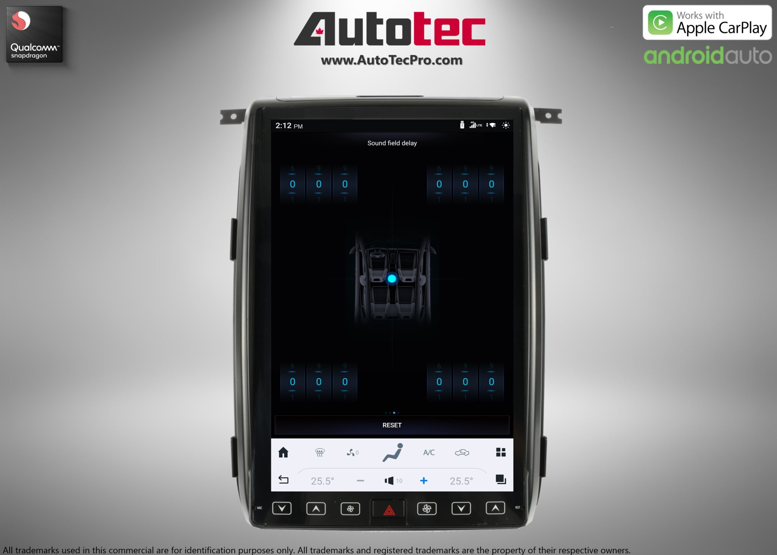 Ford F150 (2013 – 2014) 14.4″ IPS QHD 2K Touch-Screen Android Navigation System | Android 13 | GPS | BT | Wifi | CarPlay | SYNC | 4G LTE