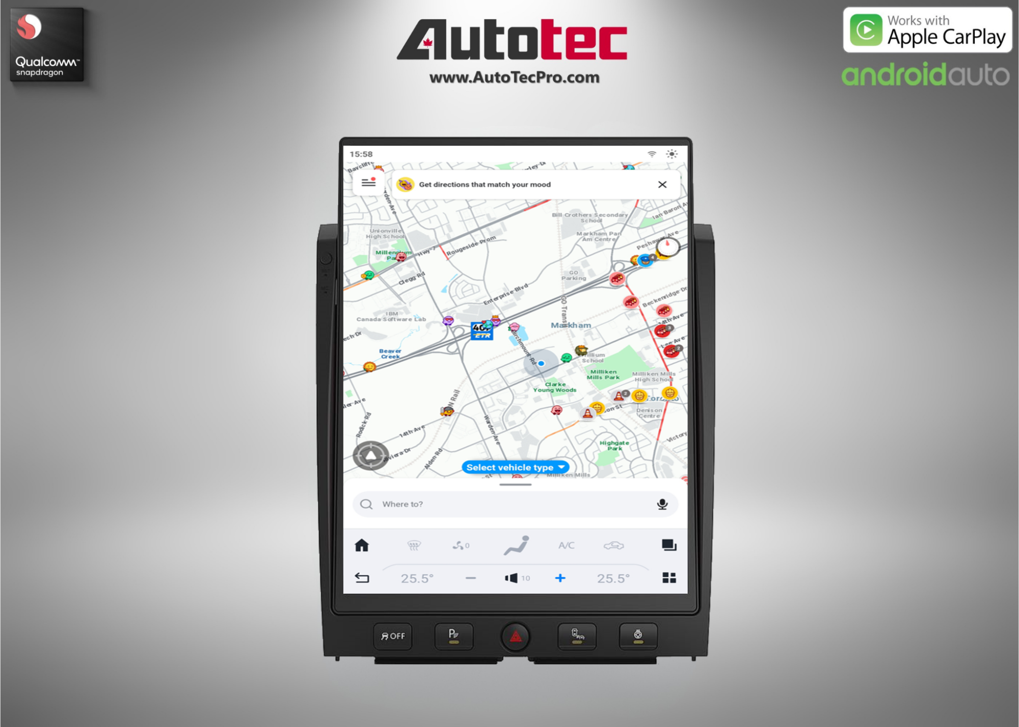 Nissan Titan (2016 – 2019) 15.6″ HD IPS Touch-Screen Navigation & Infotainment System | Android 13 | GPS | BT | Wifi | CarPlay | DSP | 4G LTE