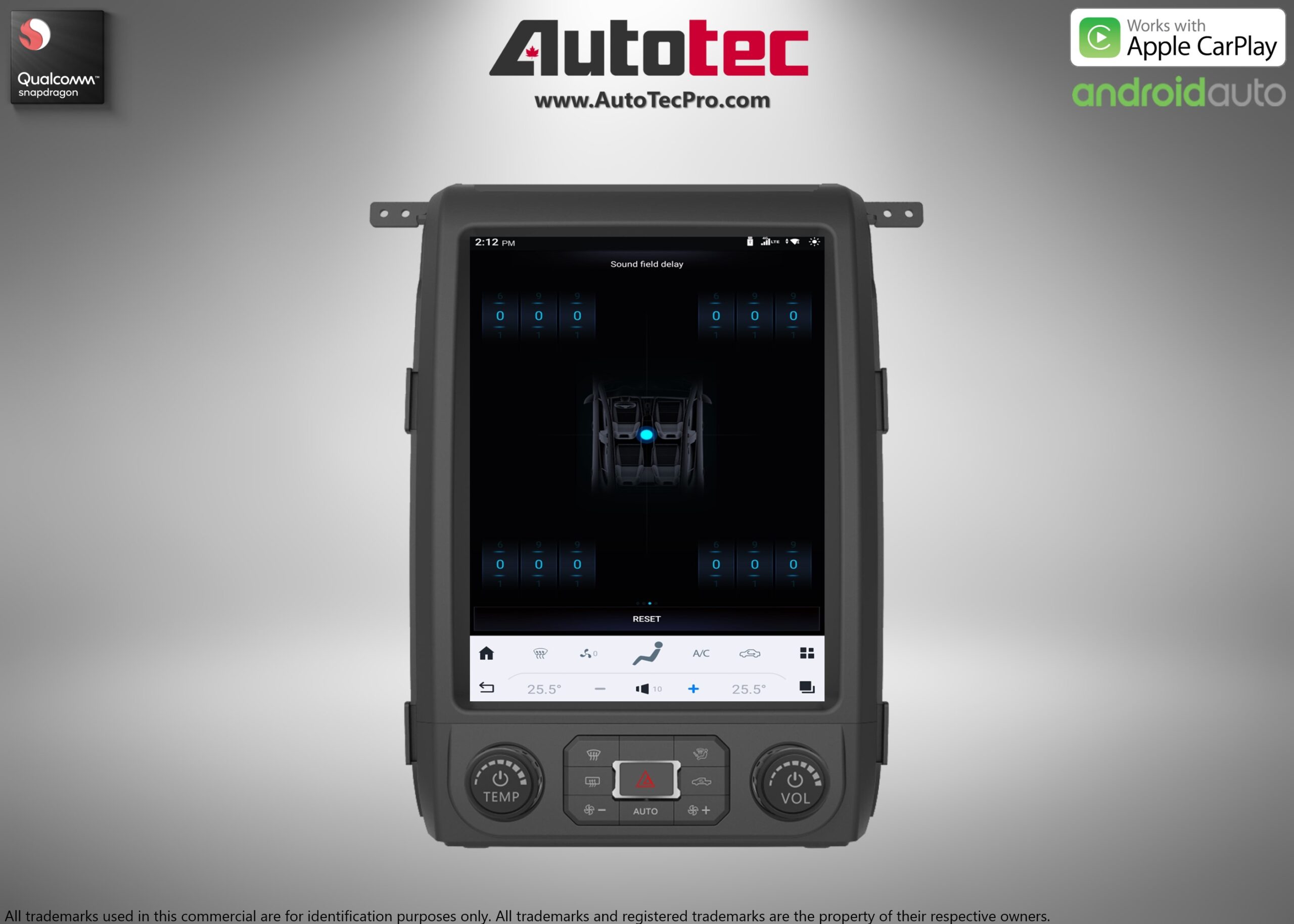 Ford F150 (2013 – 2014) 12.1″ IPS Touch-Screen Android Navigation System | Android 13 | GPS | BT | Wifi | CarPlay | SYNC | 4G LTE