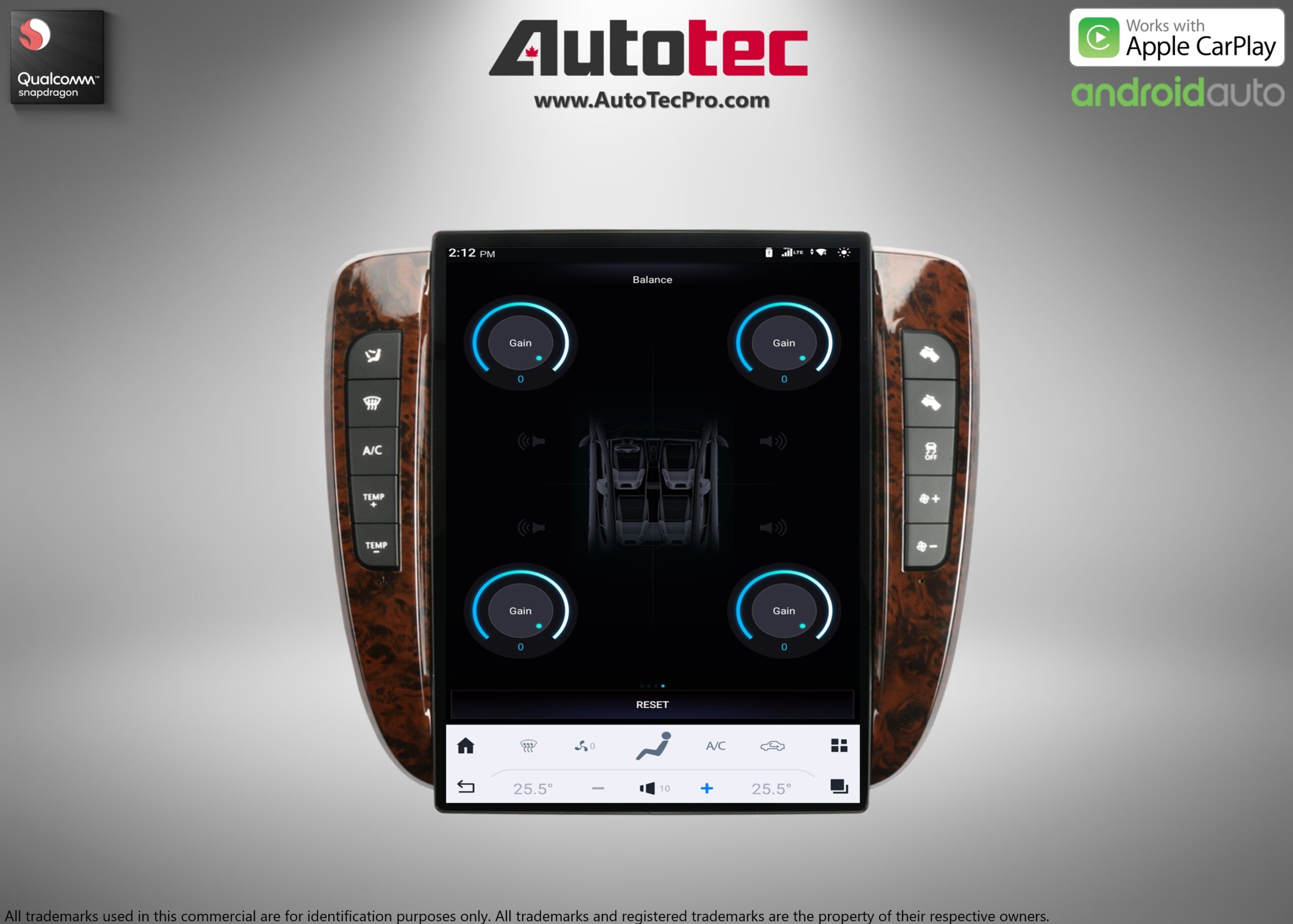 Chevrolet Tahoe / Suburban / Silverado / Avalanche / GMC Yukon / Sierra (2007 – 2014) 13.8″ IPS HD Touch-Screen Navigation & Infotainment System | Android 13 | GPS | BT | Wifi | CarPlay | Android Auto | 4G LTE