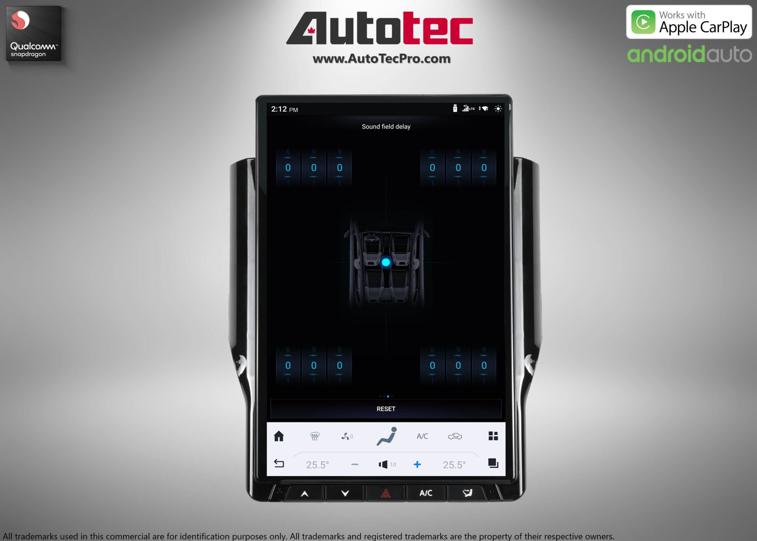 Dodge RAM (2019 – 2024) 14.4″ IPS QHD 2K Touch-Screen Android Navigation System | Android 13 | GPS | BT | Wifi | CarPlay | Android Auto | 4G LTE