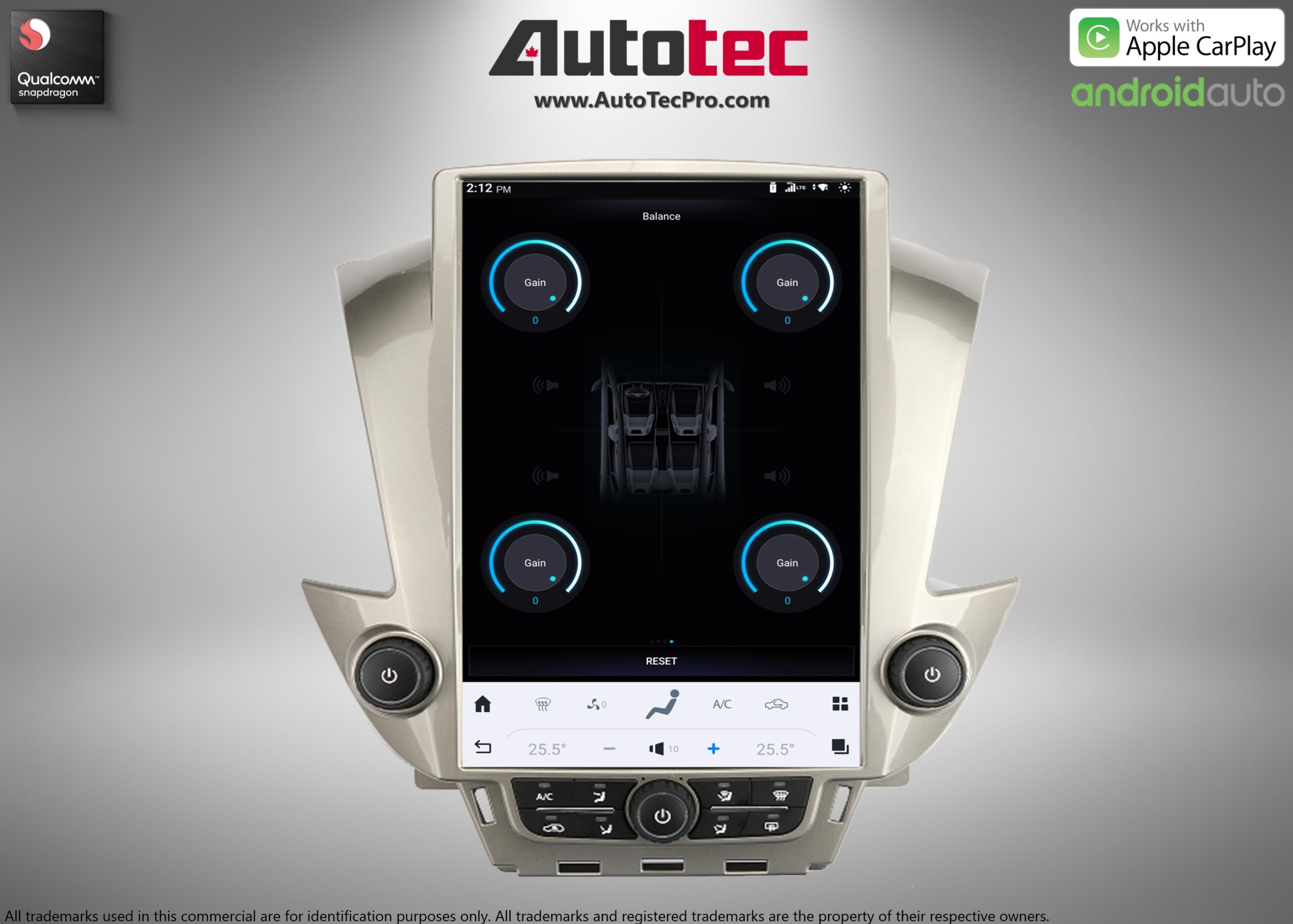 Chevrolet Tahoe / Suburban / GMC Yukon (2015 – 2020) 15.6″ IPS QHD 2K Touch-Screen Navigation & Infotainment System | Android 13 | GPS | BT | Wifi | CarPlay | Onstar | 4G LTE