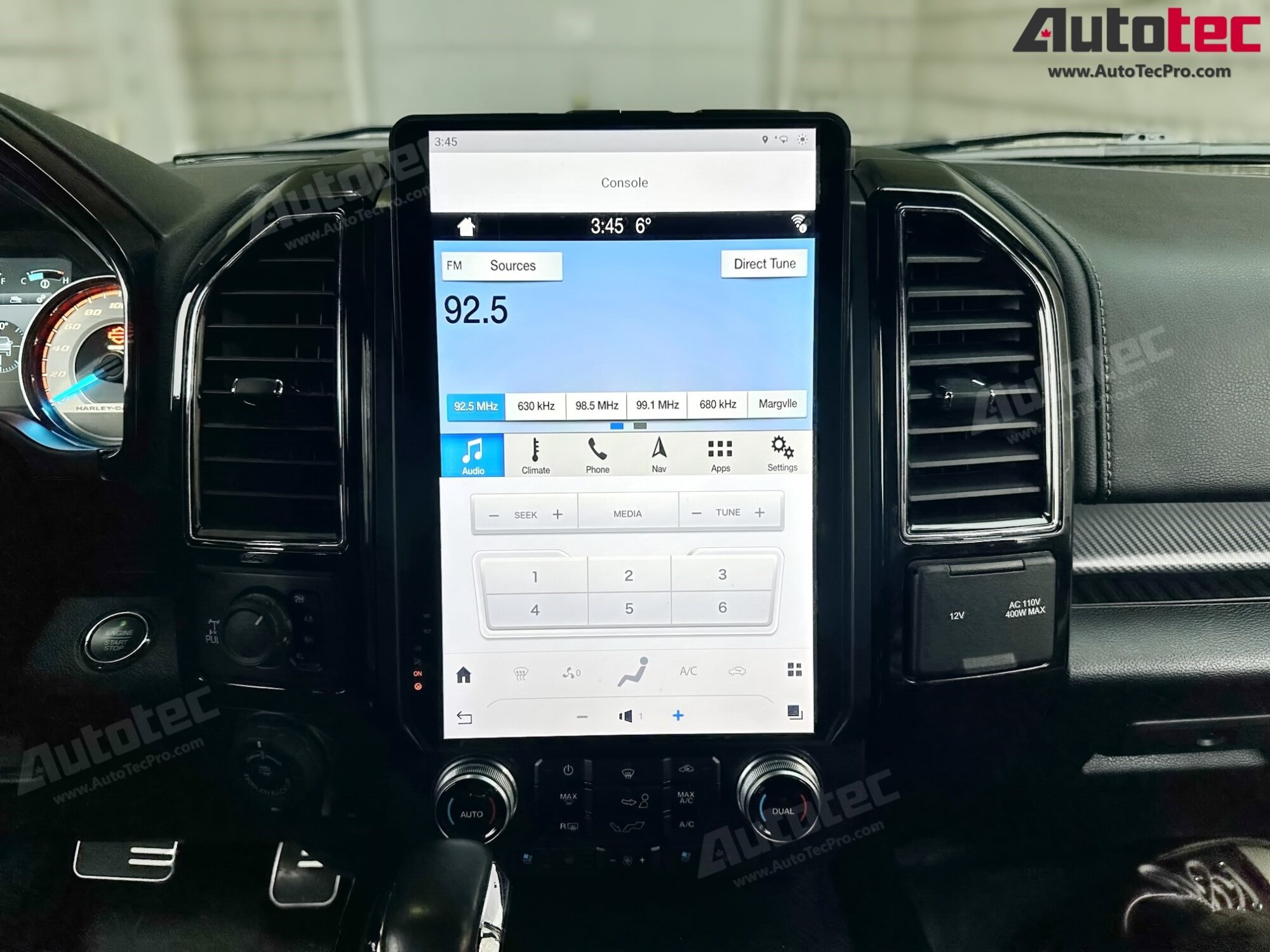 Ford F150 (2015 – 2021) 14.4″ IPS QHD 2K Touch-Screen Navigation & Infotainment System | Android 13 | GPS | BT | Wifi | CarPlay | SYNC | 4G LTE