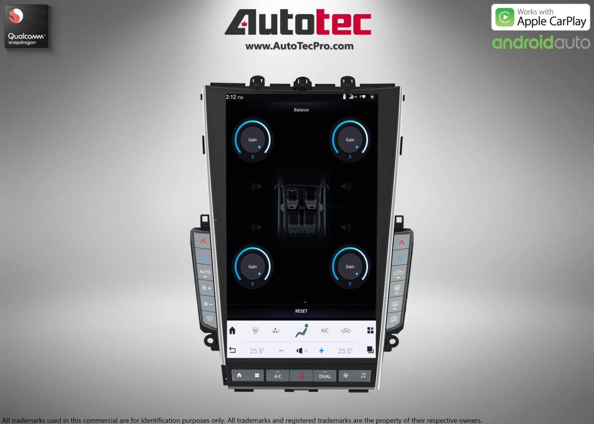 Infiniti Q50 / Q60 (2020 – 2023) 13.6″ (Mark 7) IPS HD 1080P Touch-Screen Navigation & Infotainment System | Android 13 | GPS | BT | Wifi | 4G LTE | CarPlay